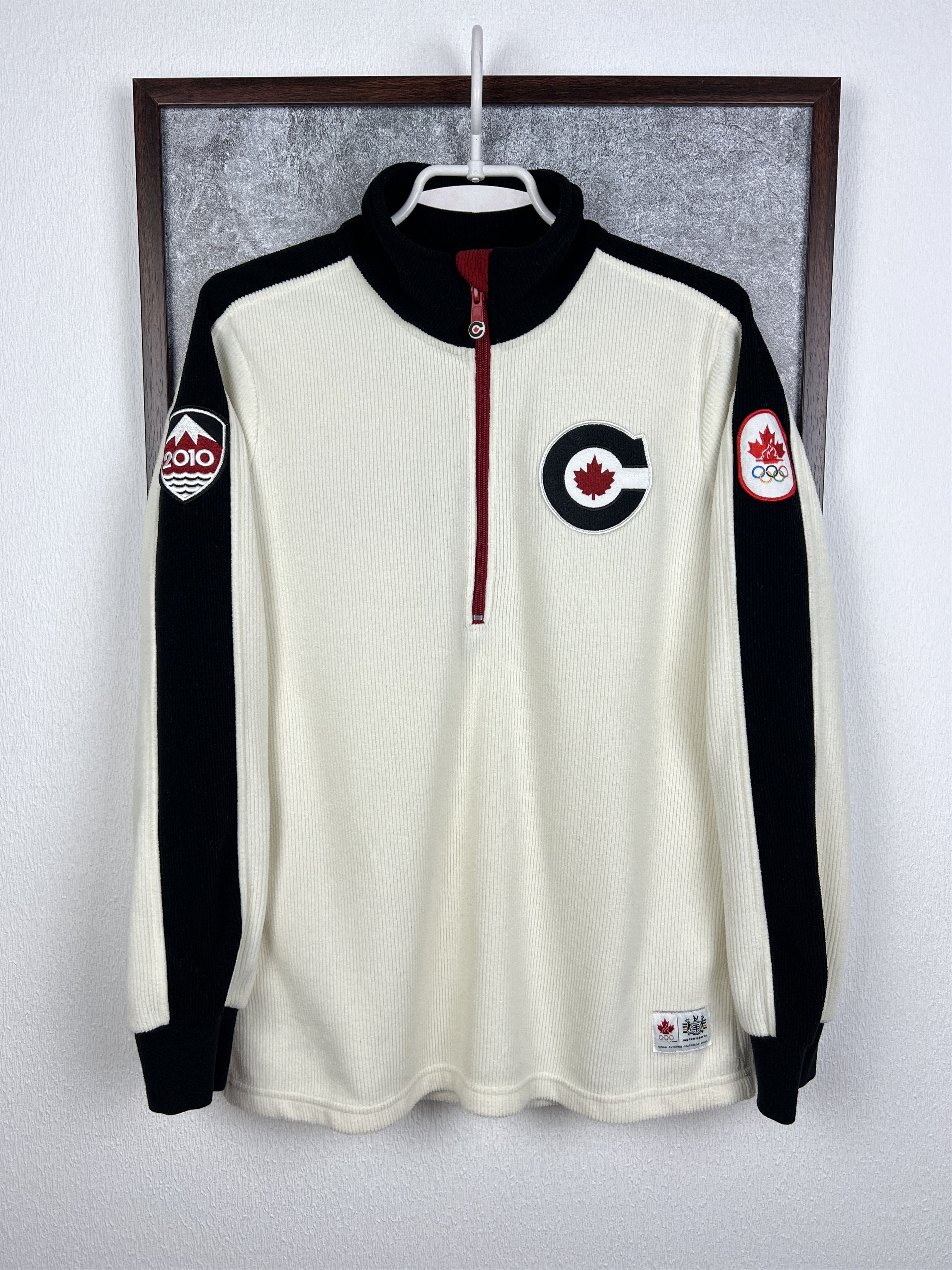 Vintage Vancouver Olympics 1/4 Zip Jacket Canada National Team Size M / US 6-8 / IT 42-44 - 1 Thumbnail