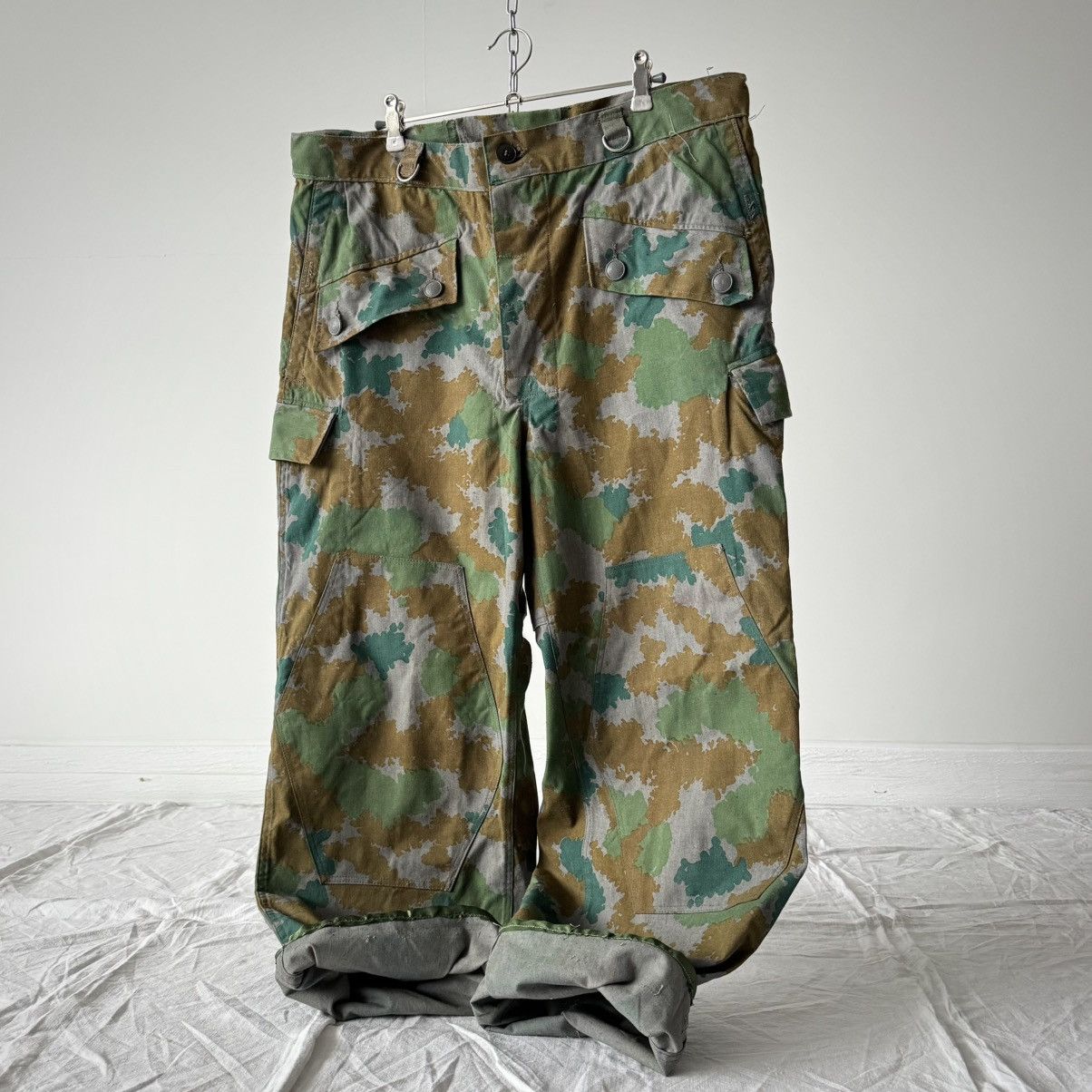 Vintage 1960s Vintage East German 'NVA' Blumentarn Camo Pants Size US 36 / EU 52 - 5 Thumbnail