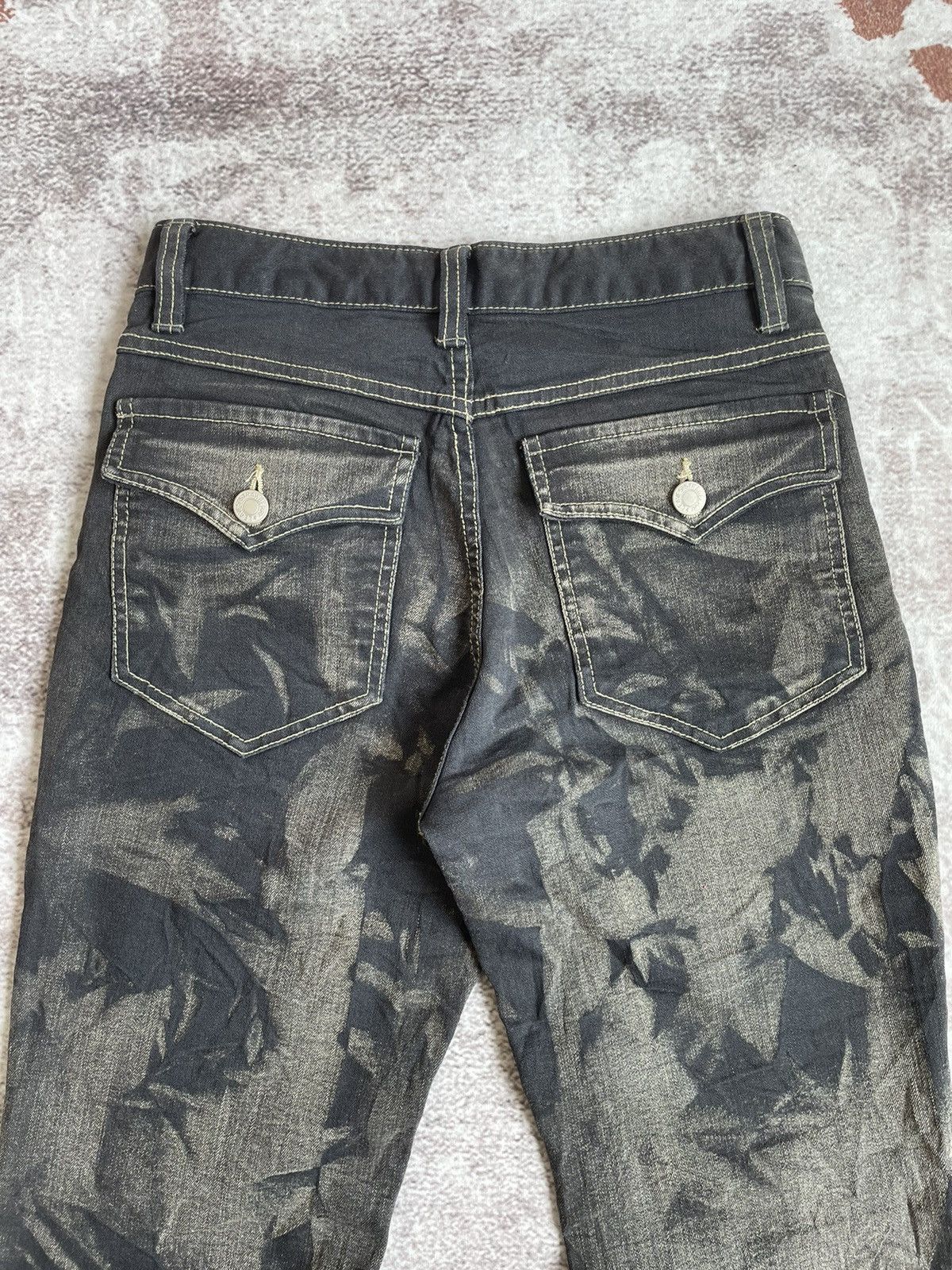Japanese Brand Strawberry Leaves LGB Style Flare Denim Pants Size US 26 / EU 42 - 4 Thumbnail