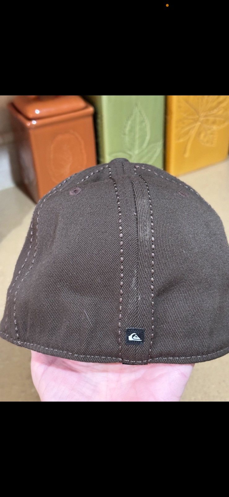 Quiksilver × Vintage Quiksilver y2k vintage brown fitted hat Size ONE SIZE - 2 Thumbnail