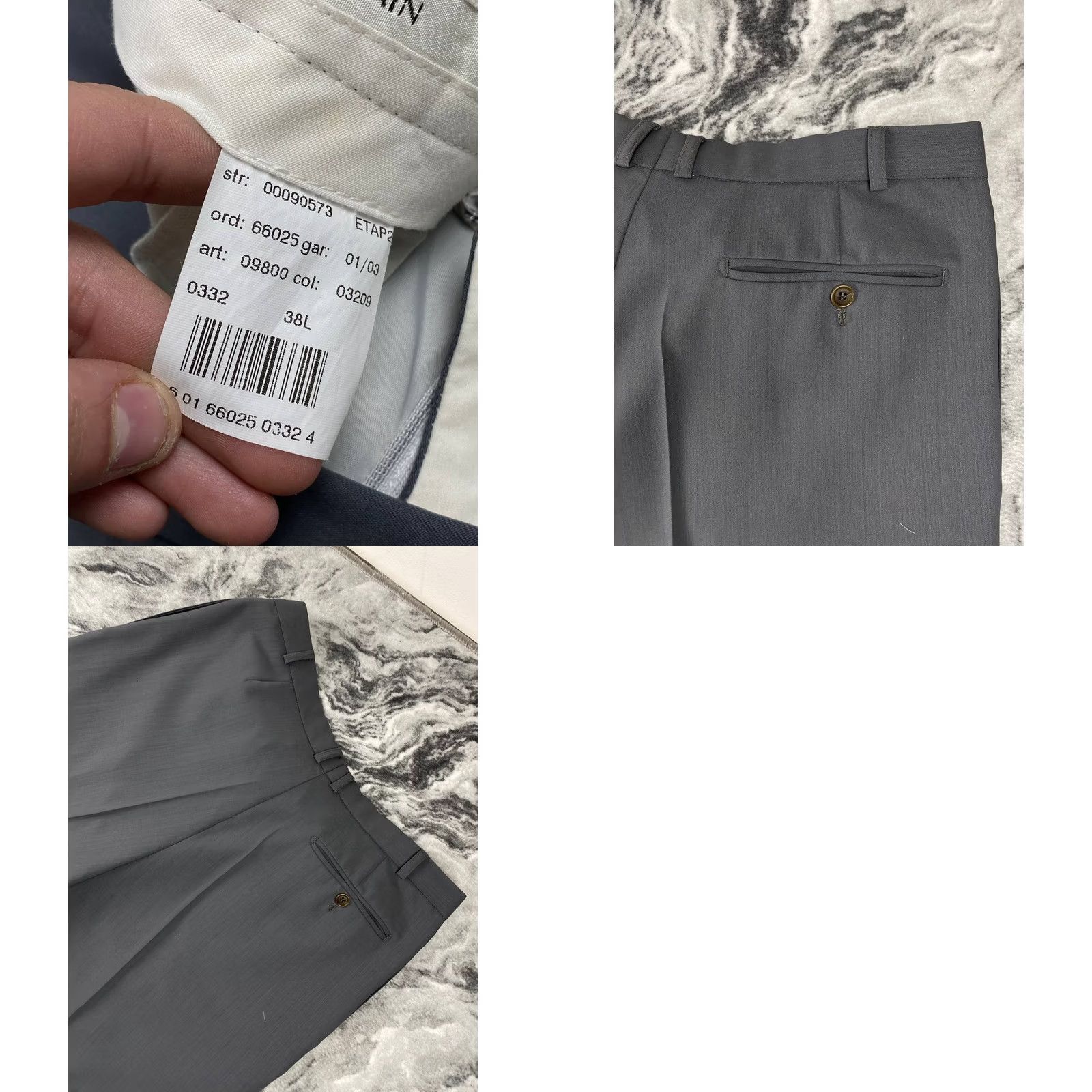 Balmain Balmain Wool 2 Piece Blazer Pants Men 44L Gray Size 44R - 11 Thumbnail