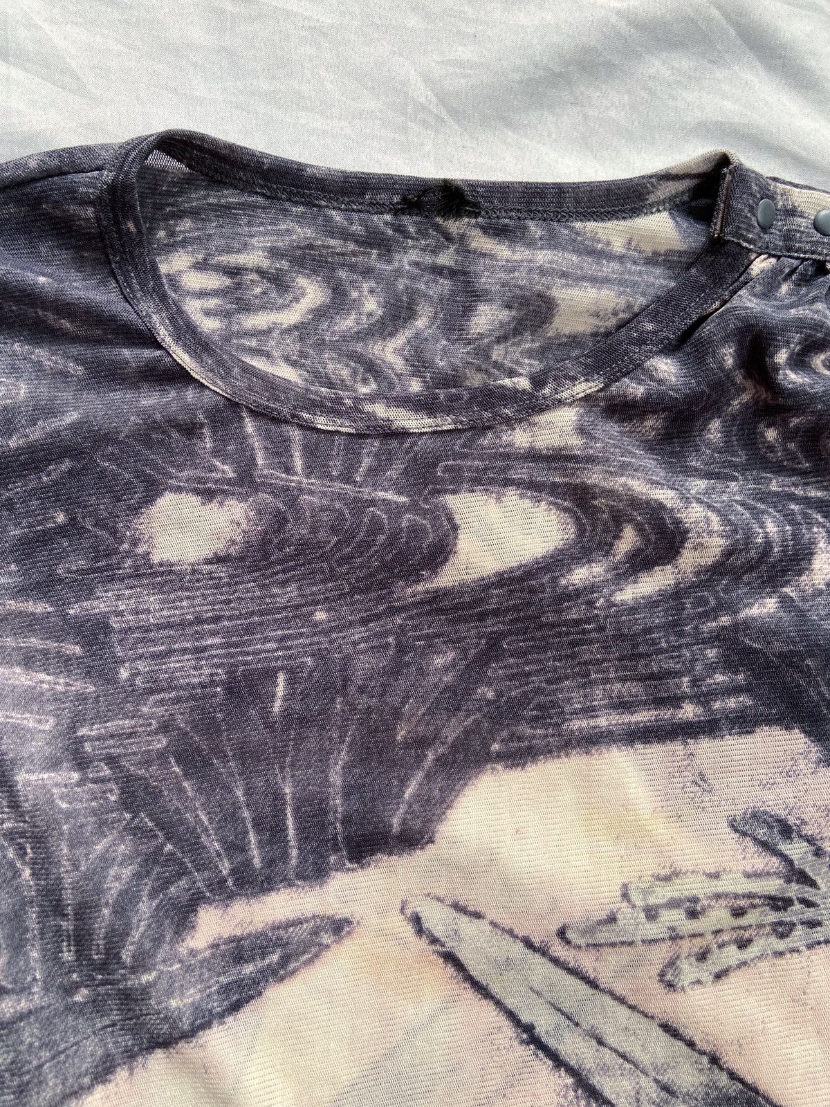 If Six Was Nine JAPANESE BRAND MESH TOP PRINTED LONG SLEEVE Size US S / EU 44-46 / 1 - 8 Thumbnail