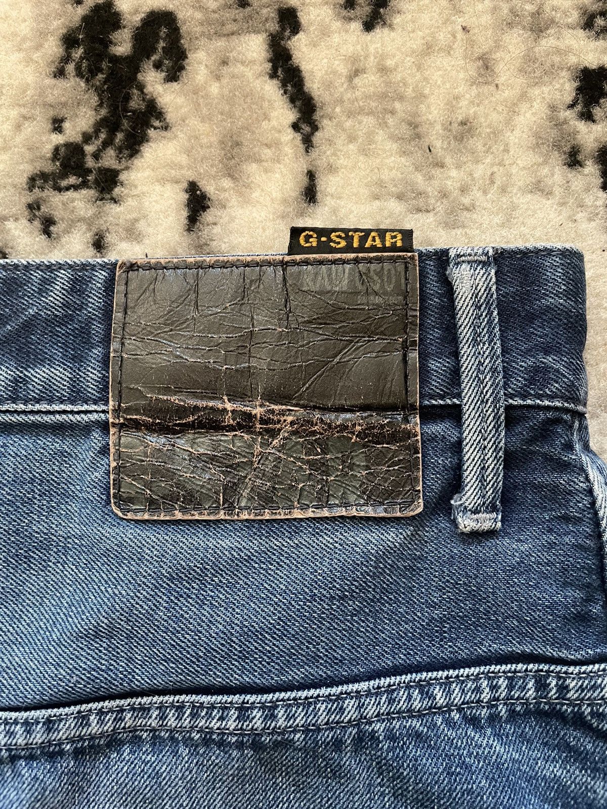 G-Star × Vintage Vintage Jeans G Star Baggy Fit Streetwear Disressed Size US 32 / EU 48 - 10 Thumbnail