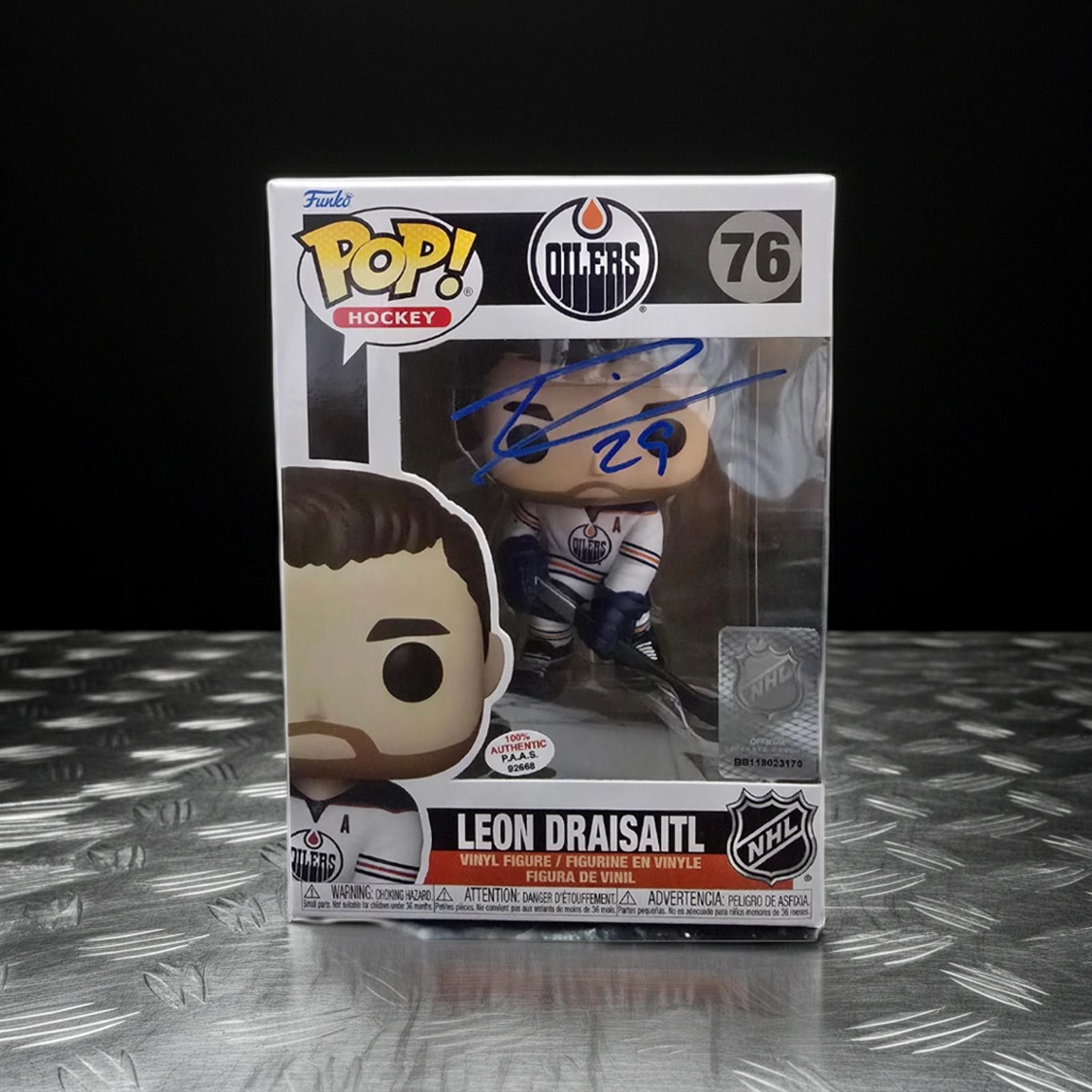 Other Leon Draisaitl of the Edmonton Oilers signed Funko Pop COA Size ONE SIZE - 1 Thumbnail