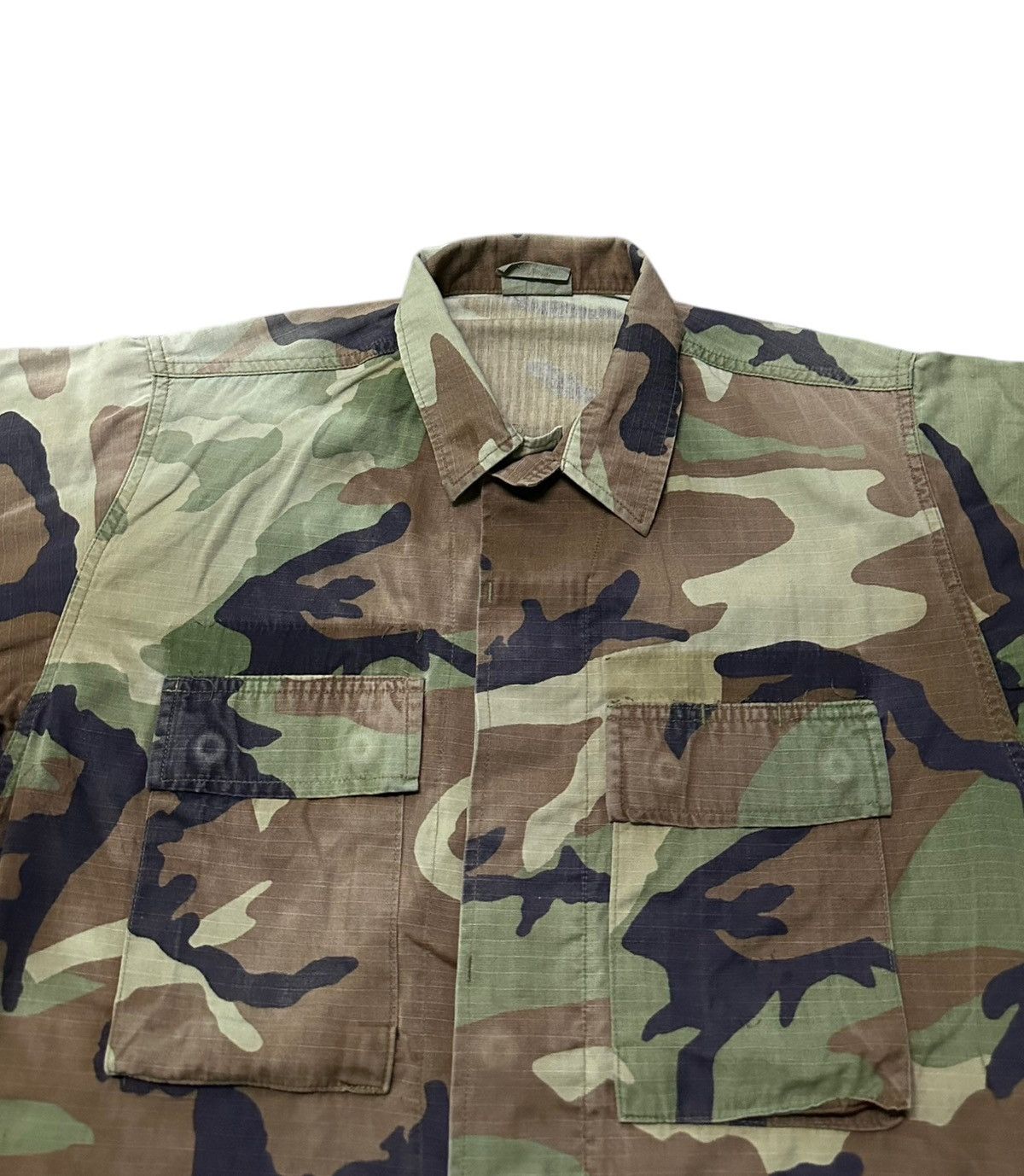 Vintage Vintage army woodland camo field jacket Size US S / EU 44-46 / 1 - 2 Thumbnail
