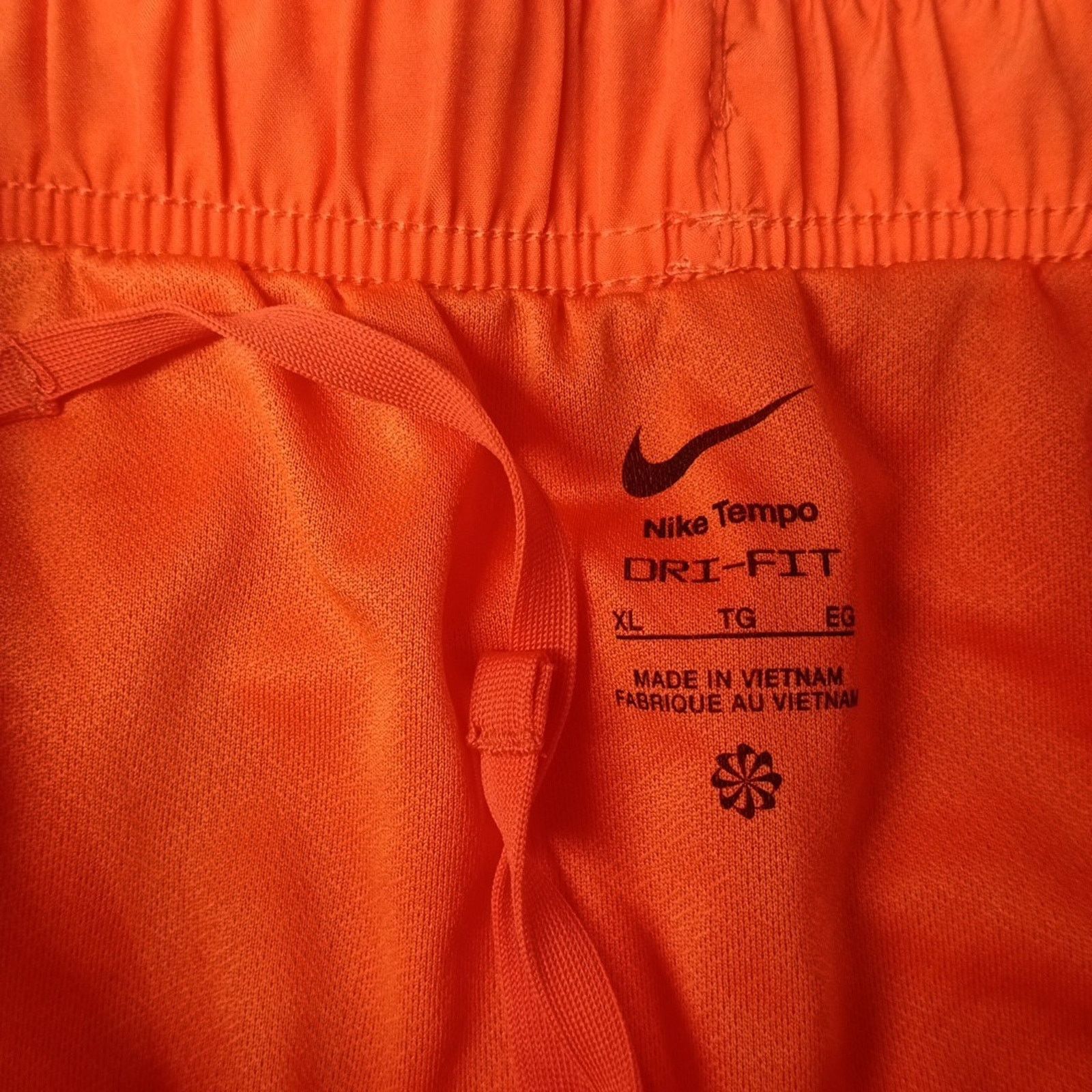 Nike Nike Women's Tempo Dri-Fit Running Shorts Size XL Orange Size 36" / US 14 / IT 50 - 2 Thumbnail