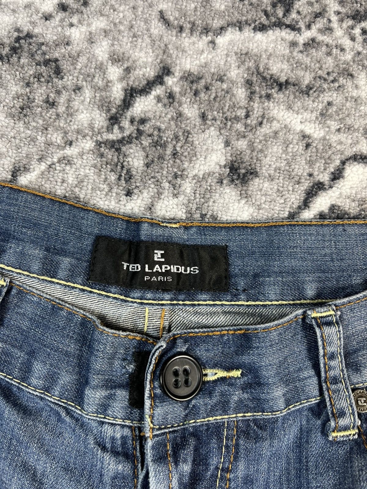 Other Ted Lapidus Jeans Distressed Fade Denim W36 Fit Size US 36 / EU 52 - 10 Thumbnail