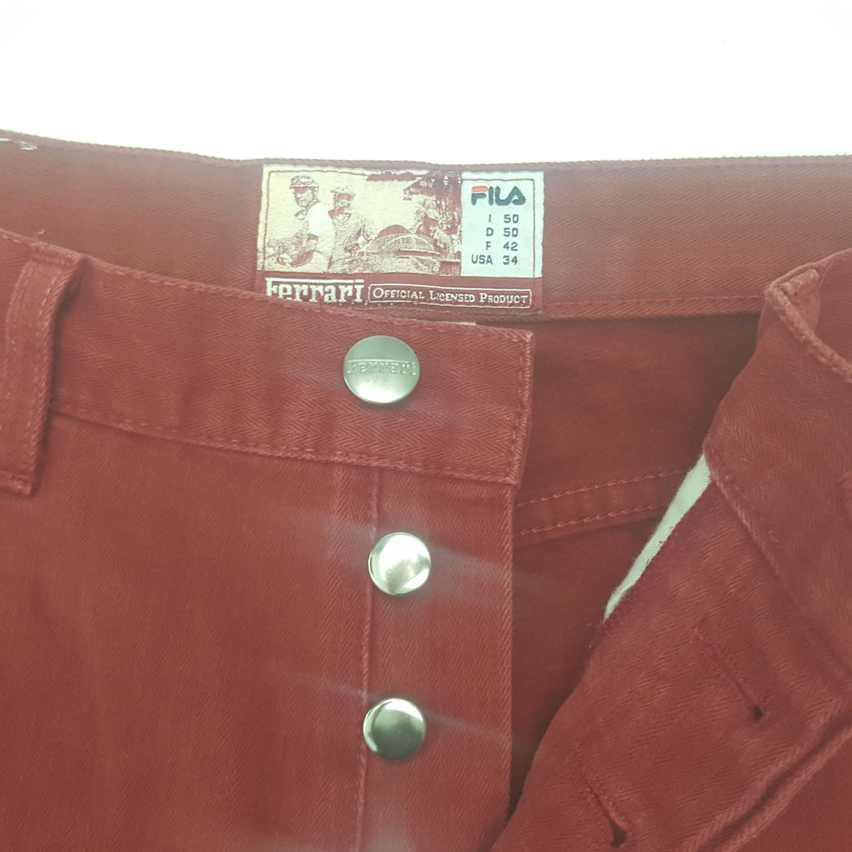 Fila Vintage Fila X Ferrari American Trousers Pants C297N8 Size US 32 / EU 48 - 7 Thumbnail