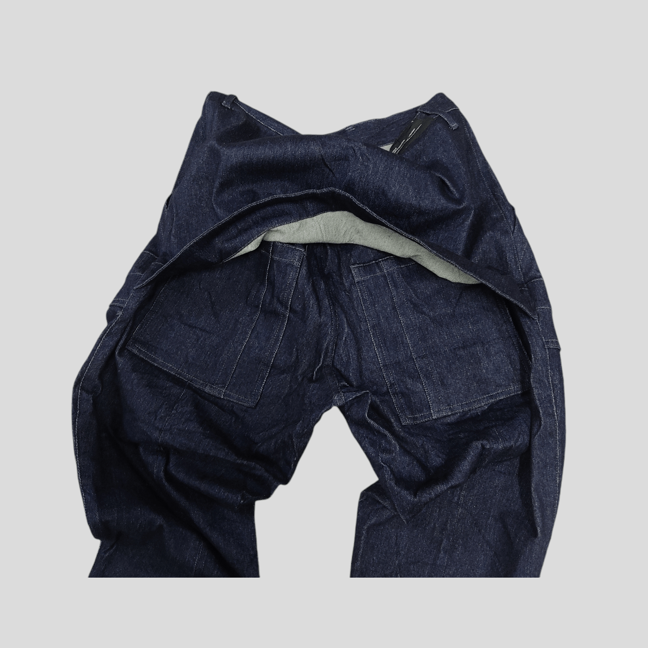 Julius JULIUS FW10 Rare Sample – Exhibition Back Skirt Denim Pants Size US 34 / EU 50 - 10 Thumbnail