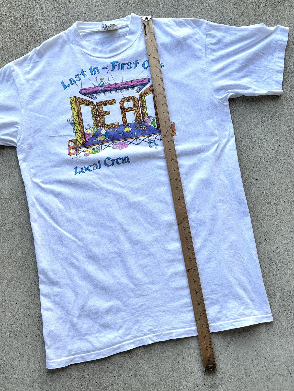 Grateful Dead × Liquid Blue × Vintage Vintage Grateful Dead Local Crew Tee Xl Liquid Blue 90s Size US XL / EU 56 / 4 - 7 Thumbnail