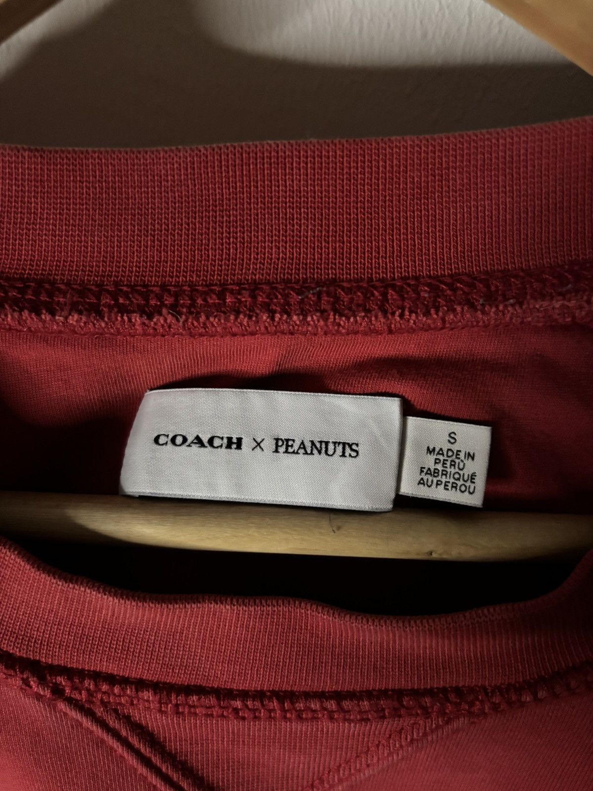 Coach “LAST DROP BEFORE DELETE” Coach X Peanuts Red Sweatshirt Size US S / EU 44-46 / 1 - 3 Thumbnail