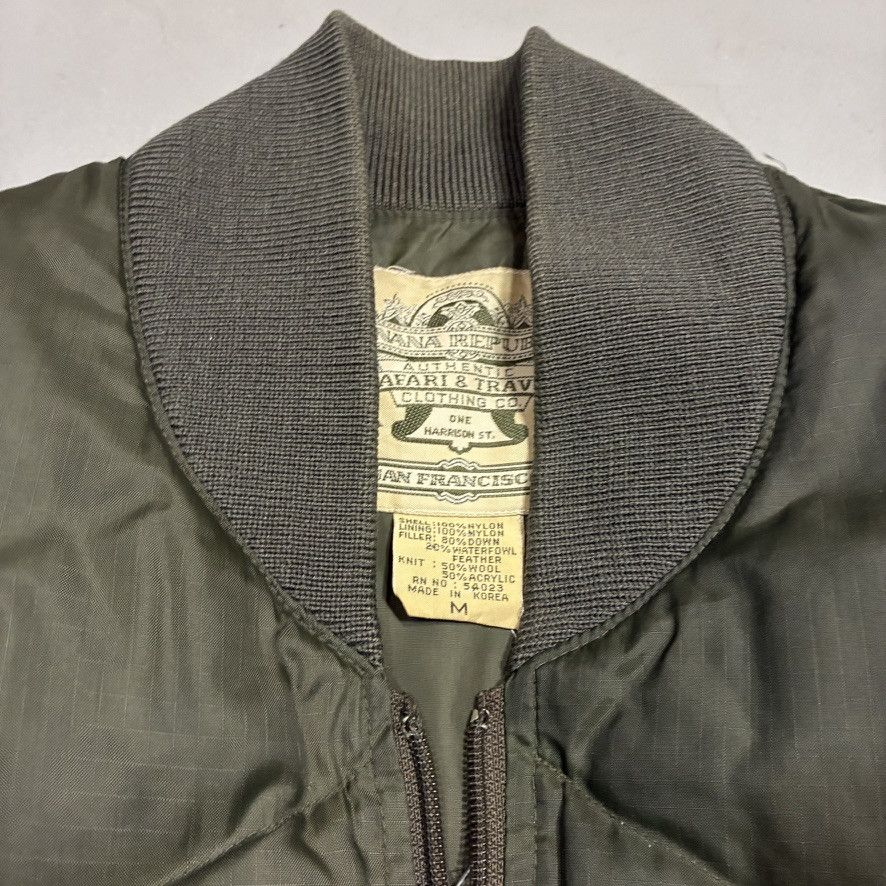 Banana Republic Vintage Safari Bomber Puffer 90s Banana Republic Size US M / EU 48-50 / 2 - 5 Thumbnail