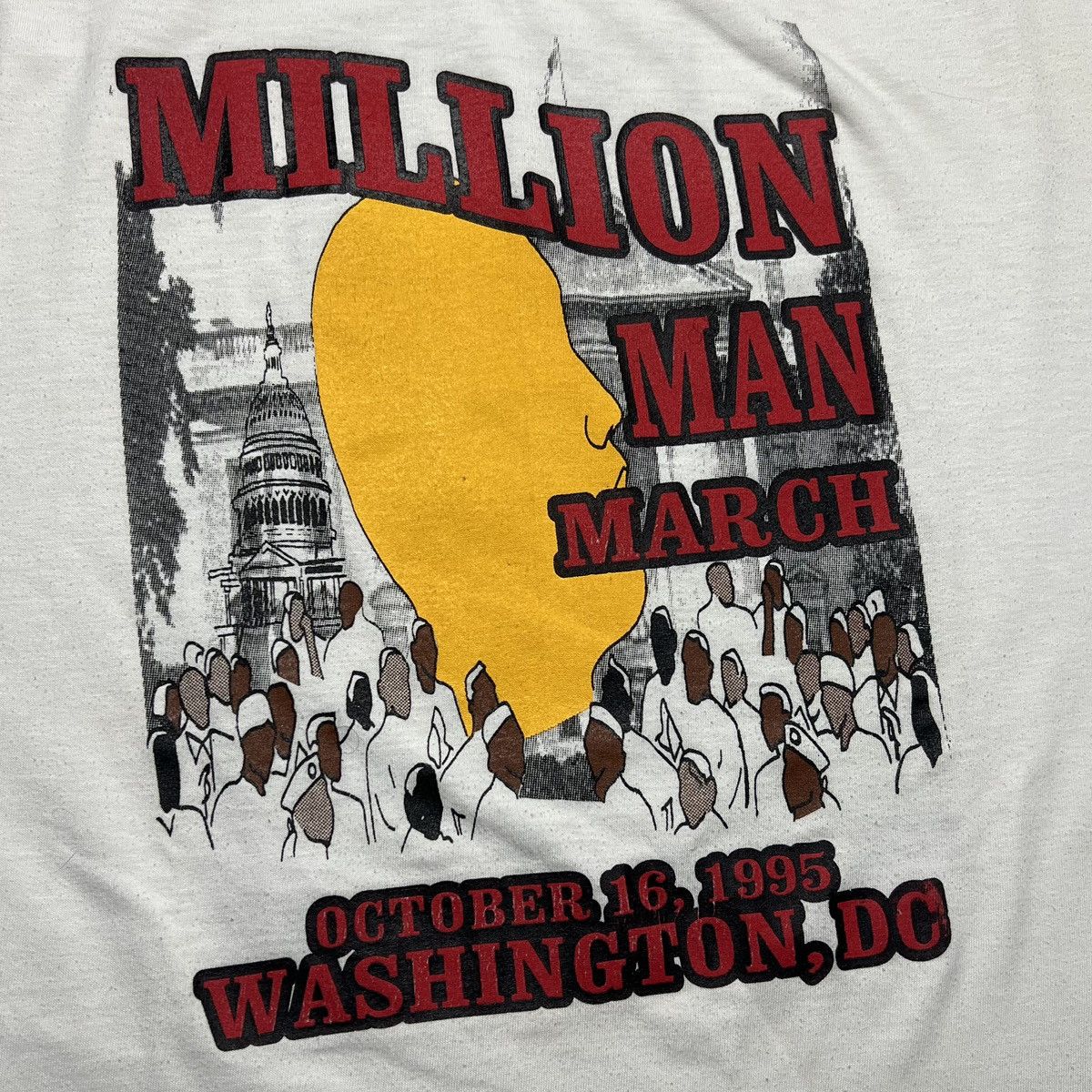 Rap Tees × Vintage 1995 Million Man March Tee Size US XL / EU 56 / 4 - 3 Thumbnail