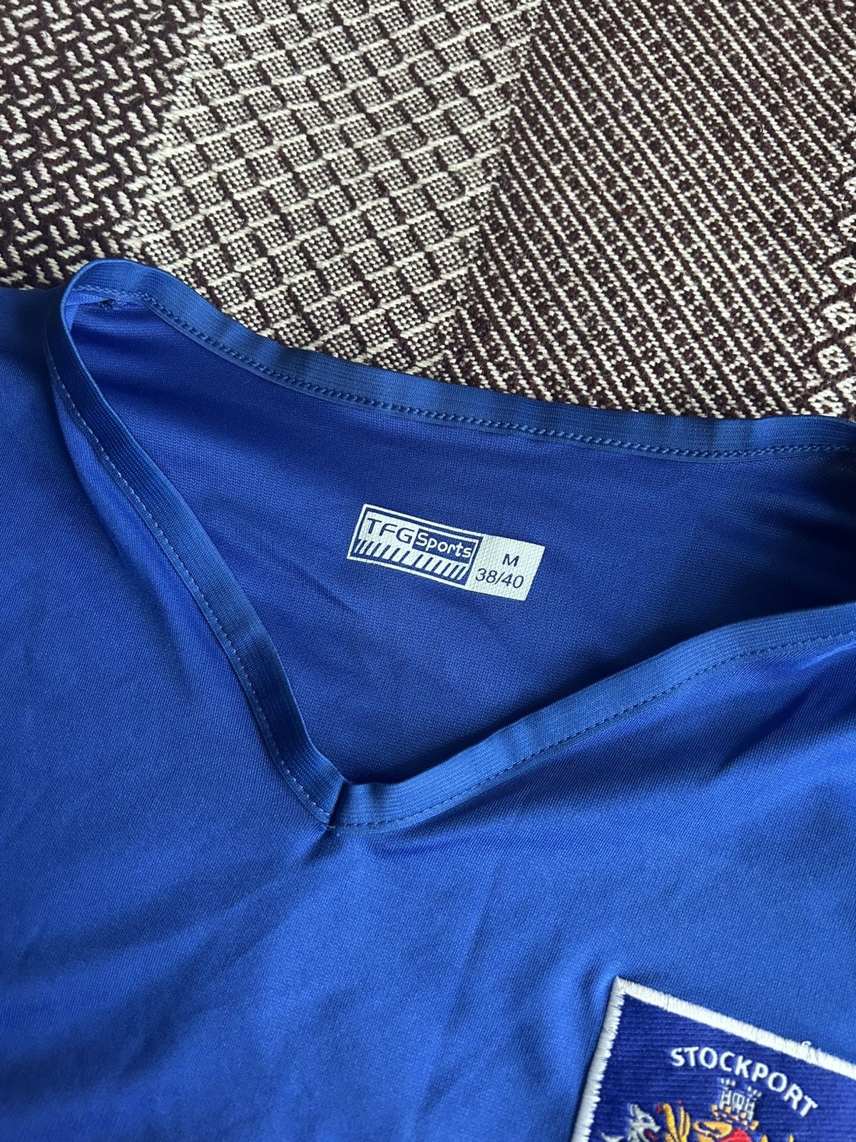 Vintage Vintage Stockport Country Scandia TFG Football Jersey Size M Size US M / EU 48-50 / 2 - 5 Thumbnail