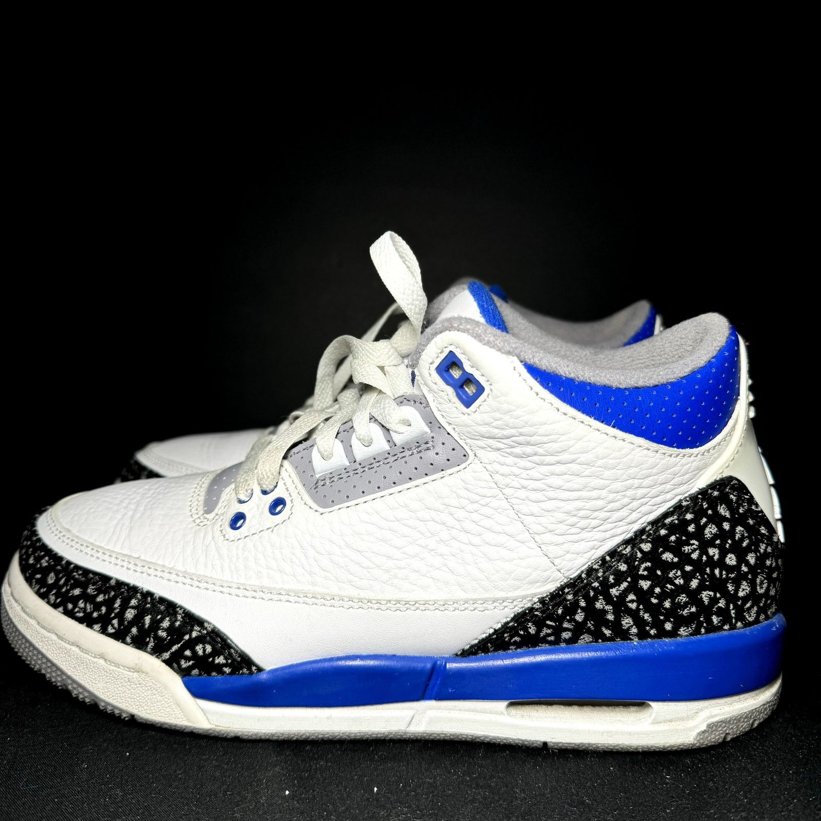 Jordan Brand × Nike Size 6.5 - Nike Air Jordan 3 Retro GS Racer Blue Men's Shoes Size US 6.5 / EU 39-40 - 8 Thumbnail