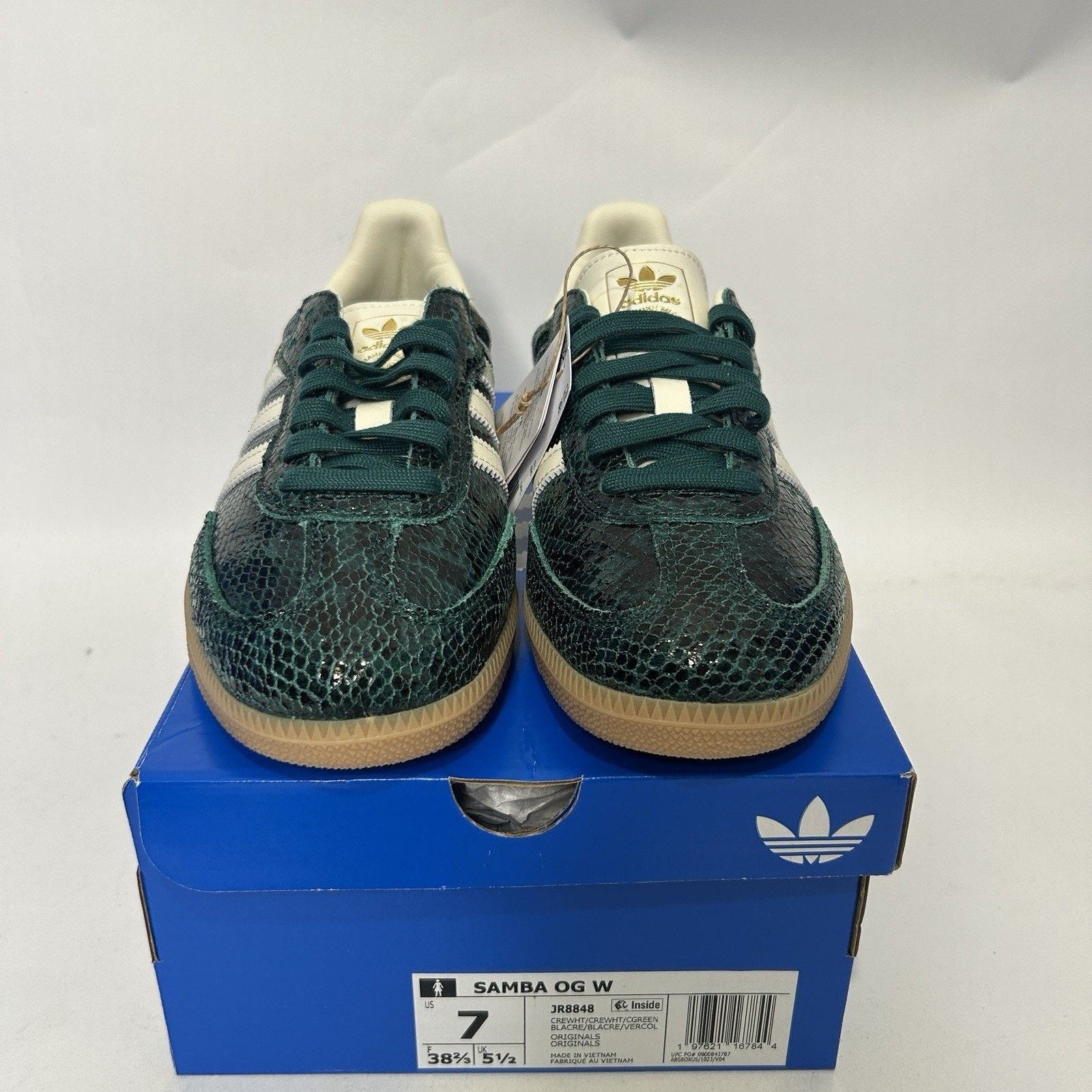 Adidas adidas Samba OG Snakeskin Pack - “Collegiate Green” JR8848 Size US 7 / IT 37 - 2 Thumbnail