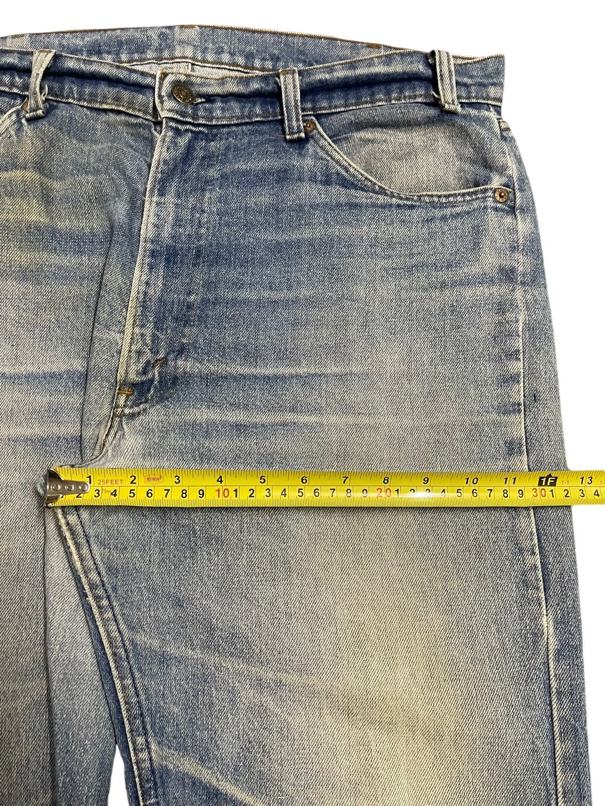 Levi's Vintage 70s Levis 505 Orange Tab Blue Faded Wash Style Jeans Size US 38 / EU 54 - 15 Thumbnail