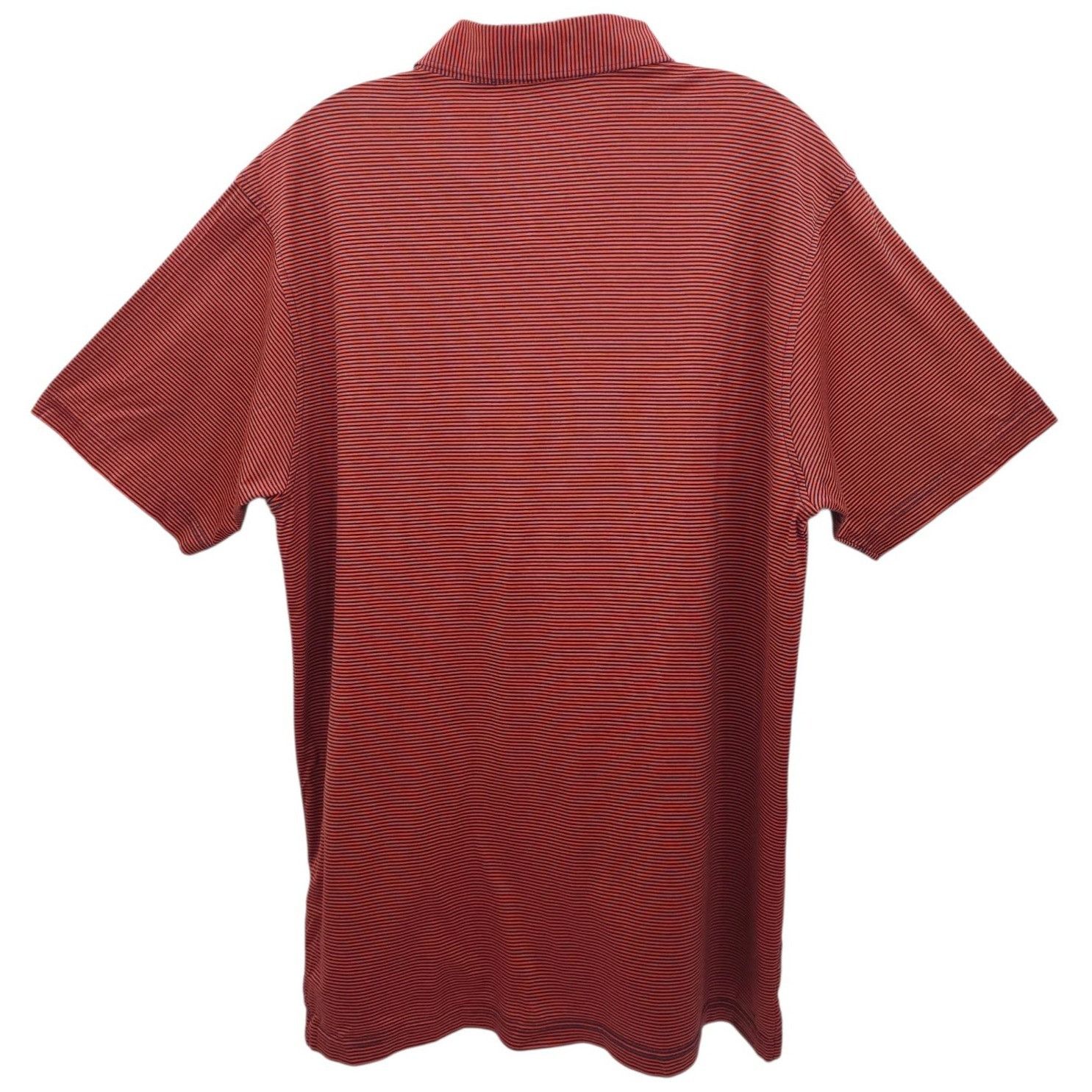 Peter Millar Peter Millar Polo Shirt Mens M Classic Red Navy Micro Stripe Size US M / EU 48-50 / 2 - 2 Thumbnail