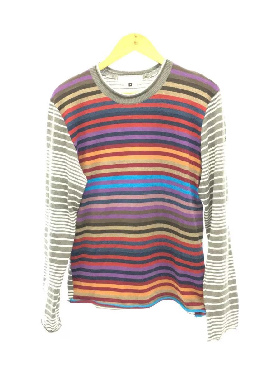 image of Comme Des Garcons x Ganryu Striped Knit Sweater, Men's (Size Large)