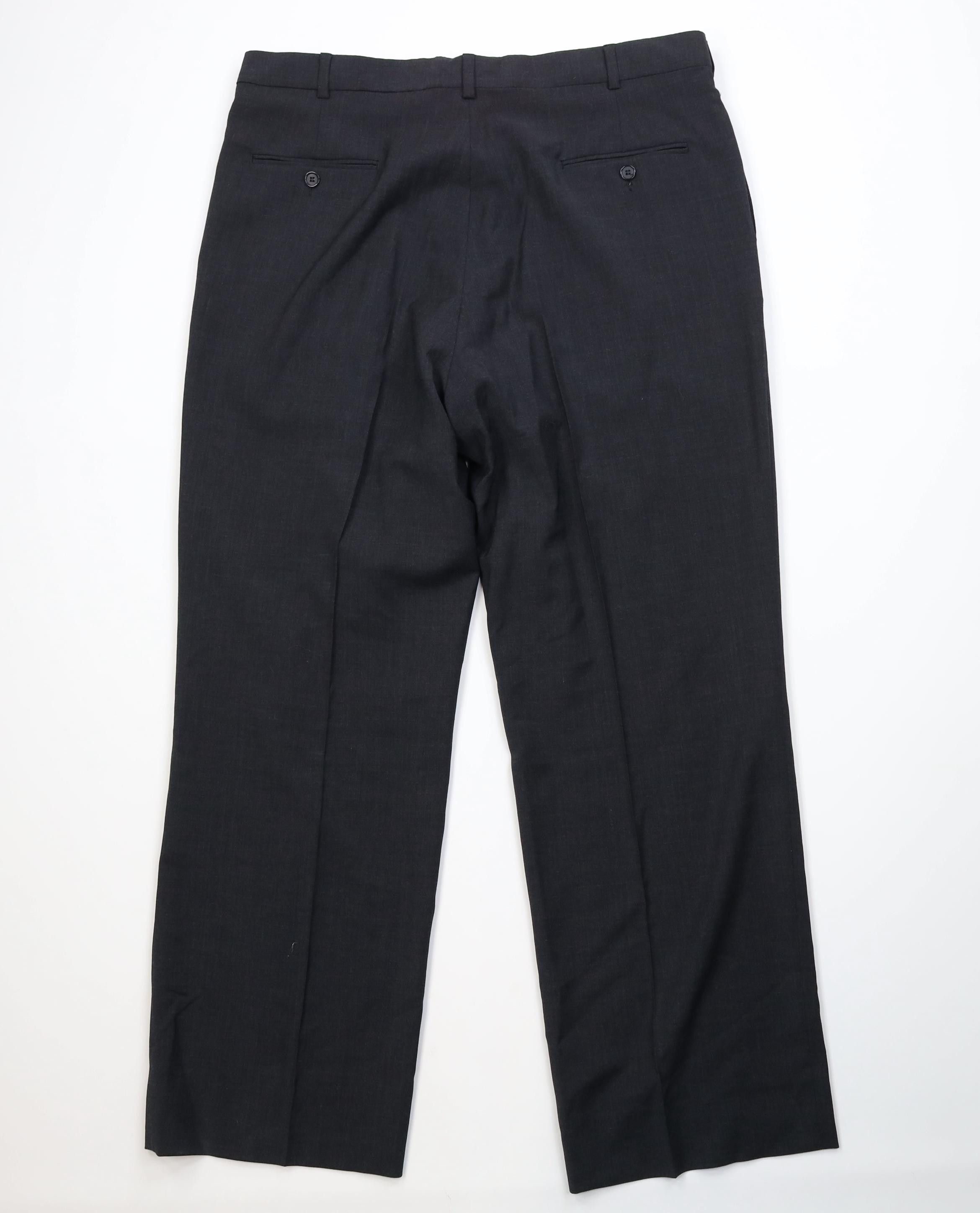 Vintage Vintage 90s Streetwear Wide Leg Chino Pants Dark Gray Size US 38 / EU 54 - 10 Thumbnail