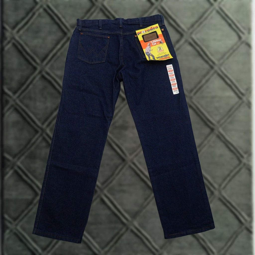 Wrangler WRANGLER Cowboy Cut Jeans 34 Regular Bootcut Blue Wrangler Prorodeo Cowboy Cut Pro Rodeo Jeans Mens 34x32 Size US 34 / EU 50 - 1 Thumbnail