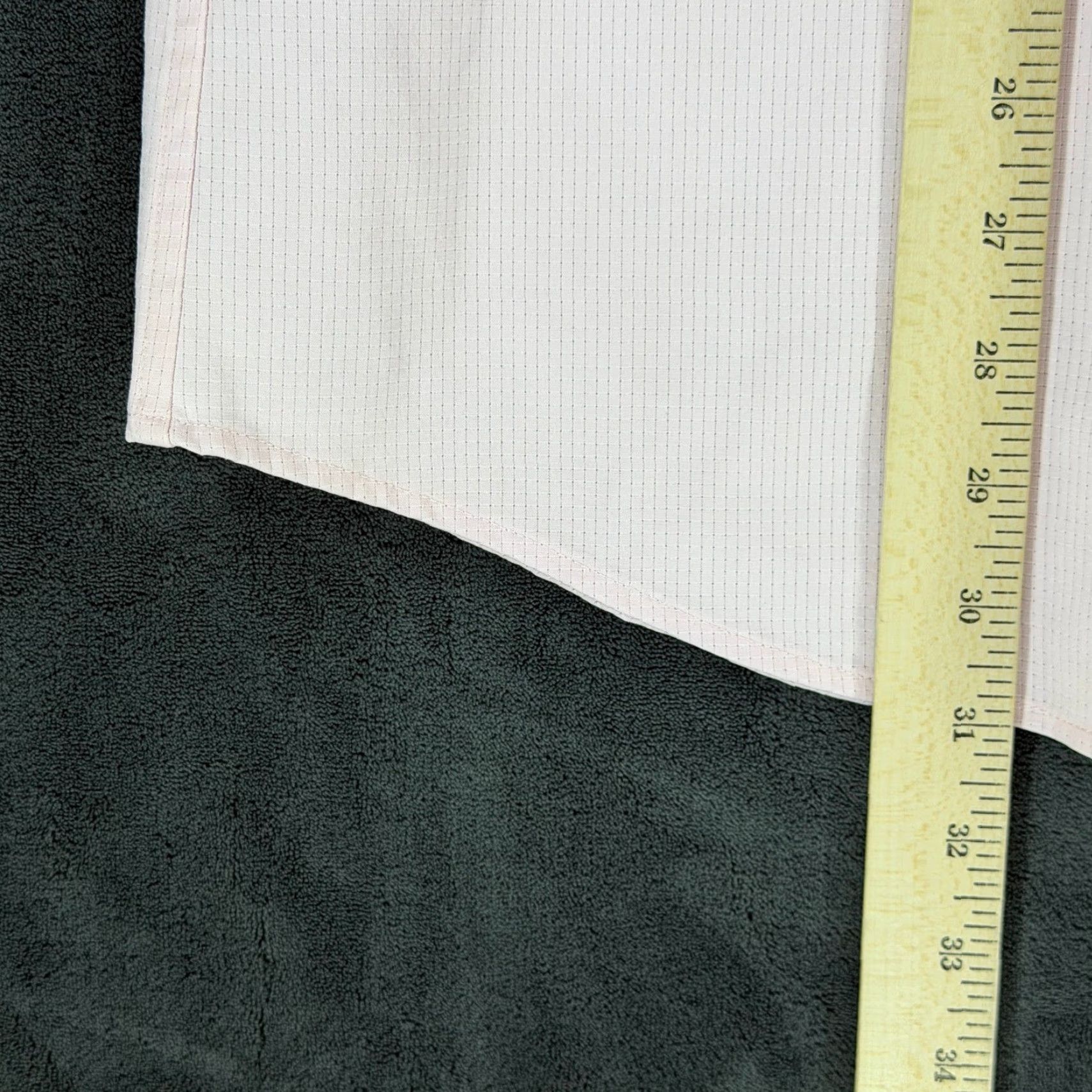 Lululemon Lululemon Mens Pink Micro Check Short Sleeve Button Down Shirt XL Size US XL / EU 56 / 4 - 4 Thumbnail