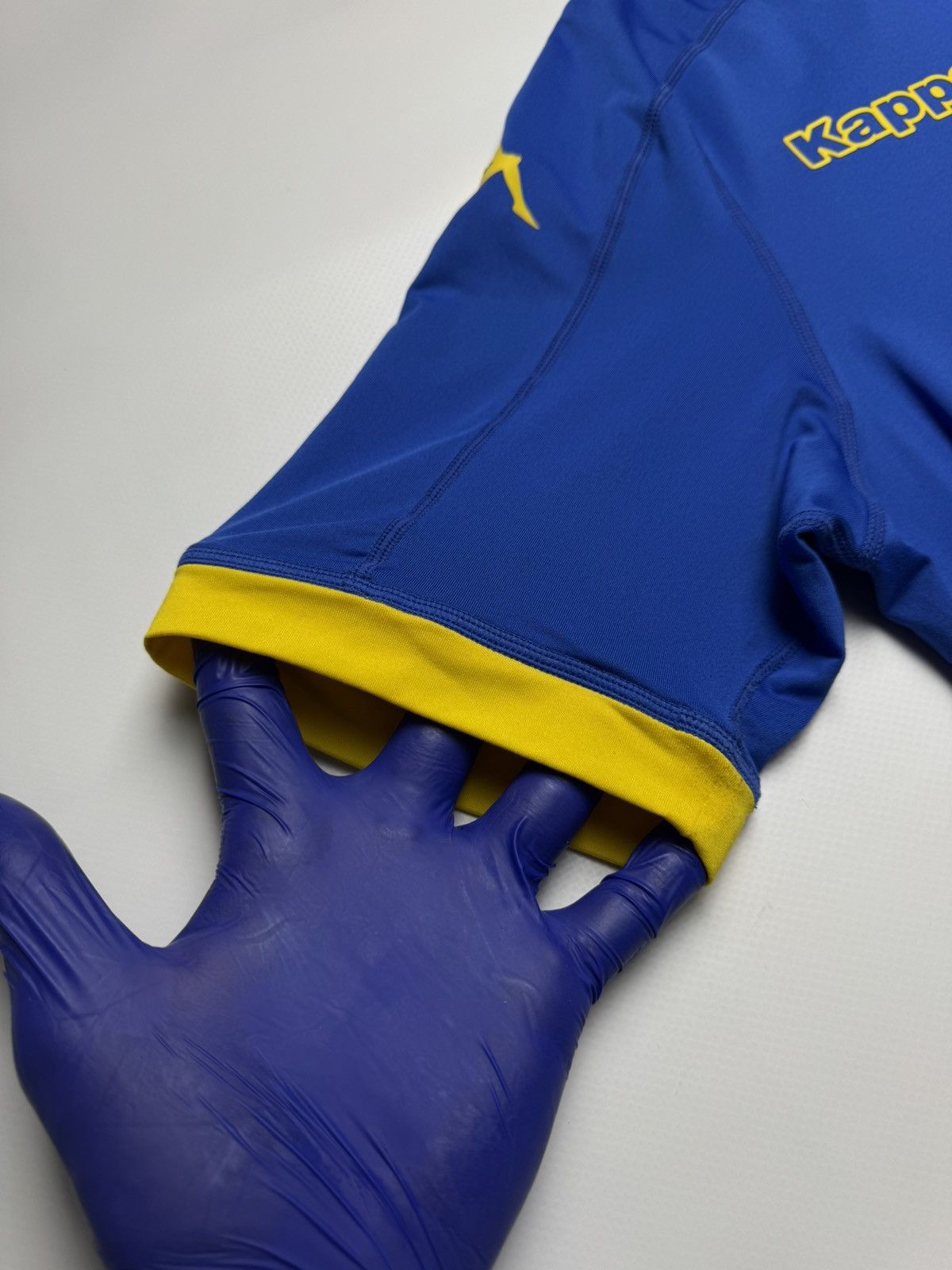 Kappa Kappa Leeds United Away Football Jersey / Blue & Yellow Size US L / EU 52-54 / 3 - 4 Thumbnail