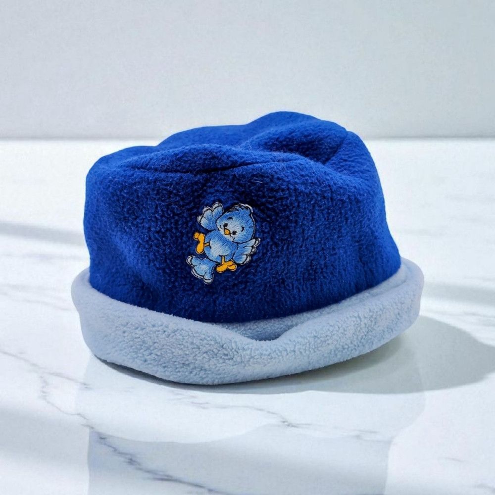 Handmade Debbie Filter Alaska Blue Fleece Bucket Hat with Bluebird E Size ONE SIZE - 1 Thumbnail