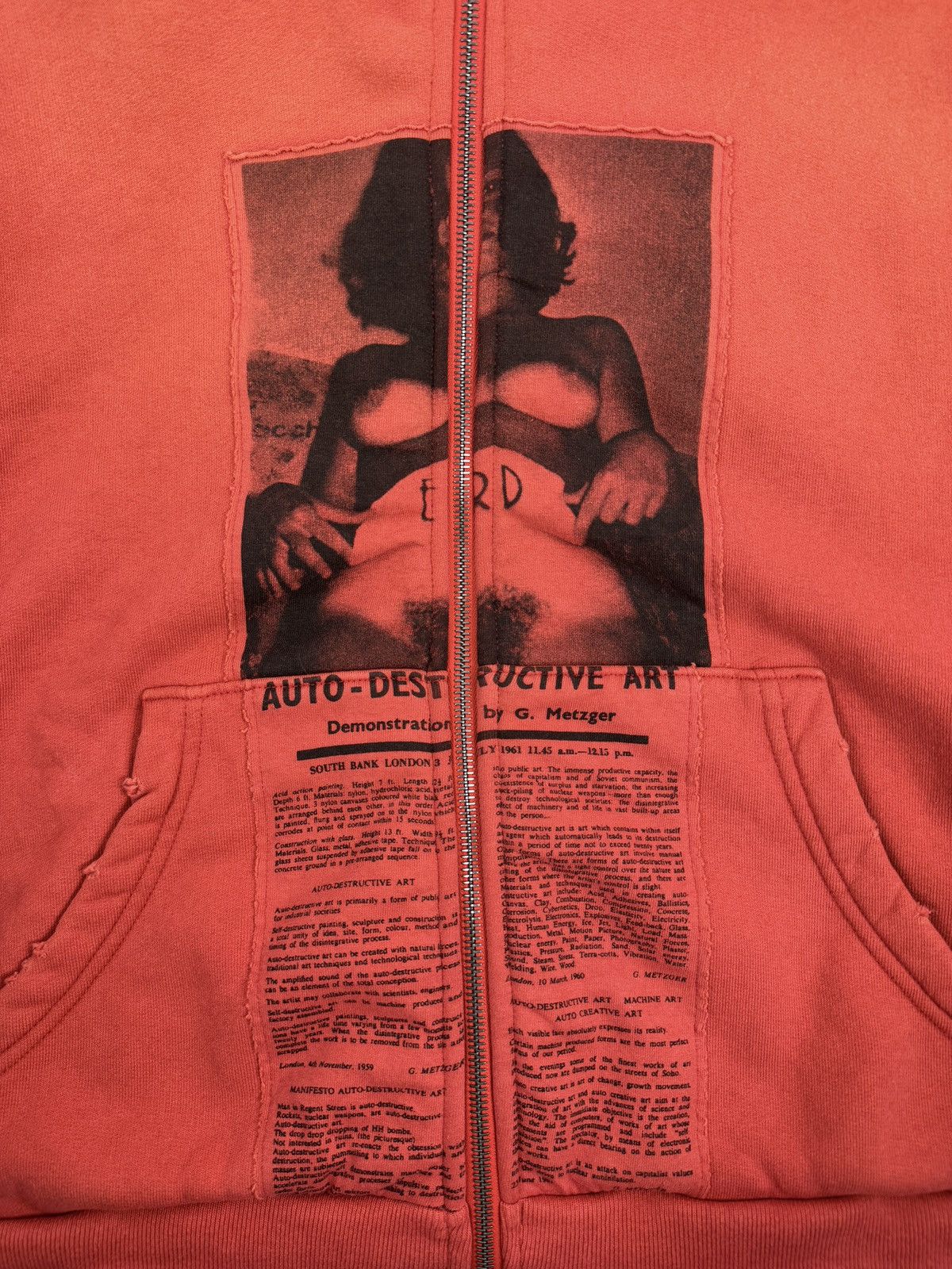 Enfants Riches Deprimes ANTI-PROCESS THERMAL LINED OVERSIZED ZIP HOODIE Size US S / EU 44-46 / 1 - 5 Thumbnail