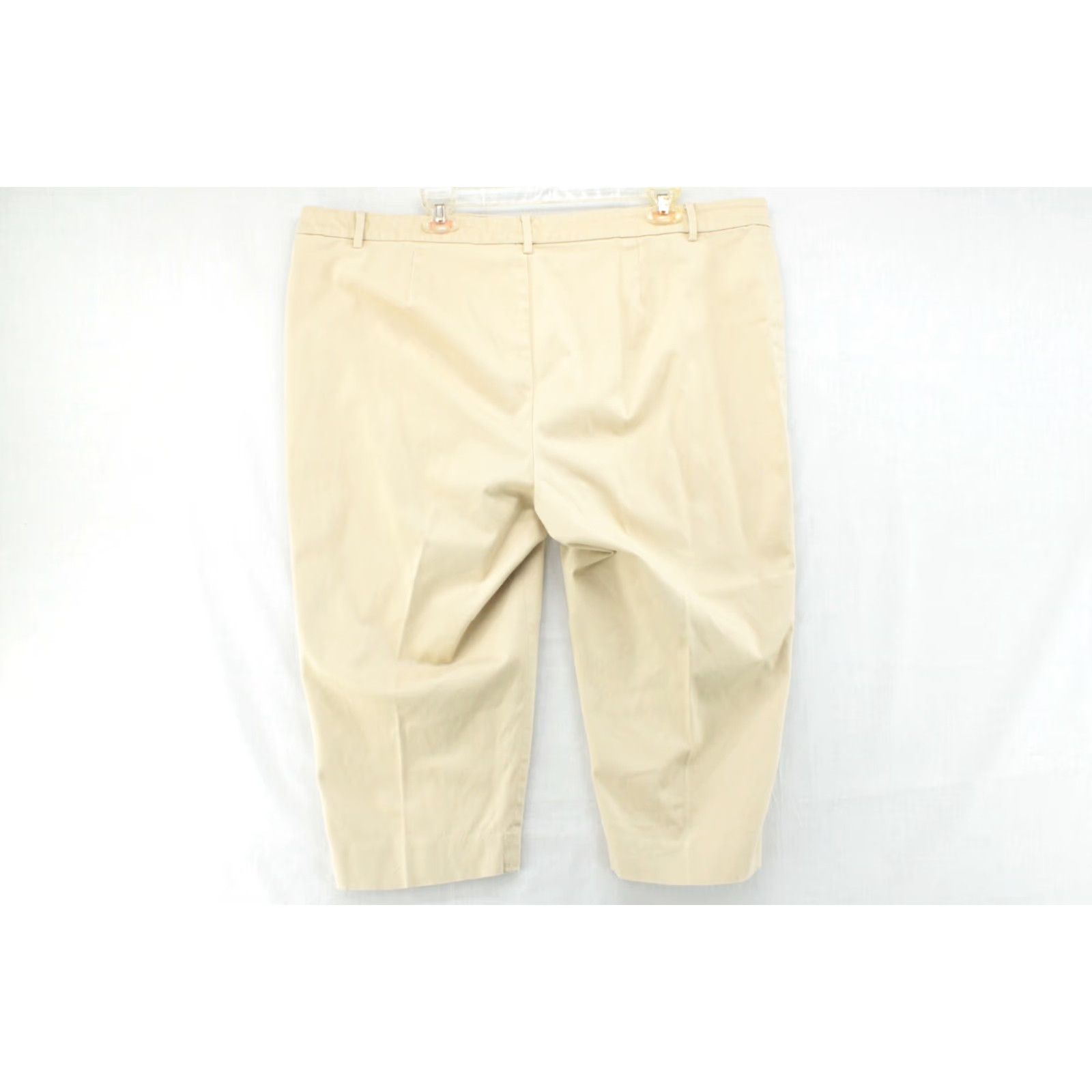 Ralph Lauren Lauren Ralph Lauren Capri Pants Women’s 22W Khaki LRL Classic Midcalf Size 40" / US 18 - 3 Thumbnail