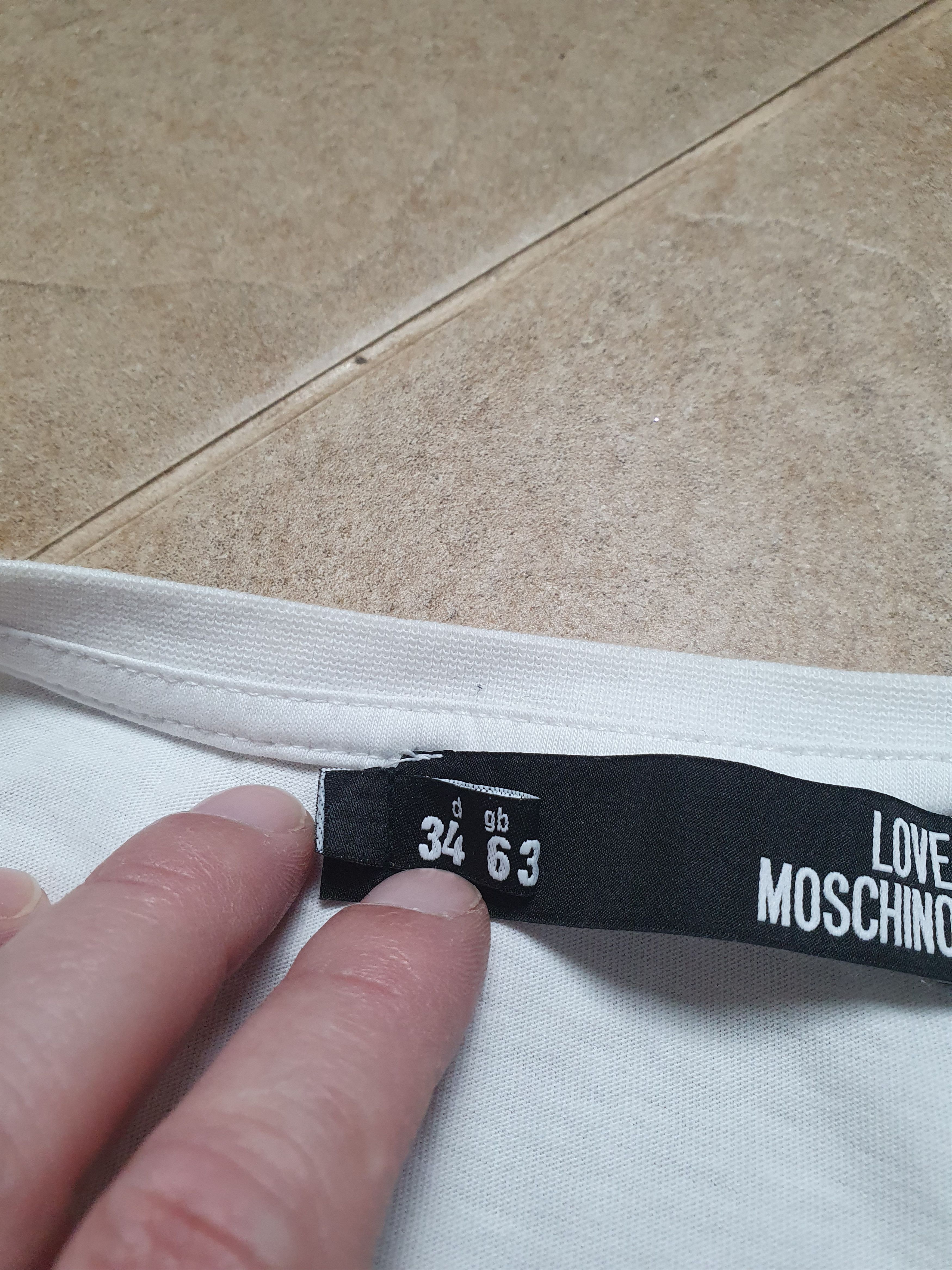 Moschino T-shirt women's Mischino Love Moschino Size US 2 38 Size XS / US 0-2 / IT 36-38 - 7 Thumbnail
