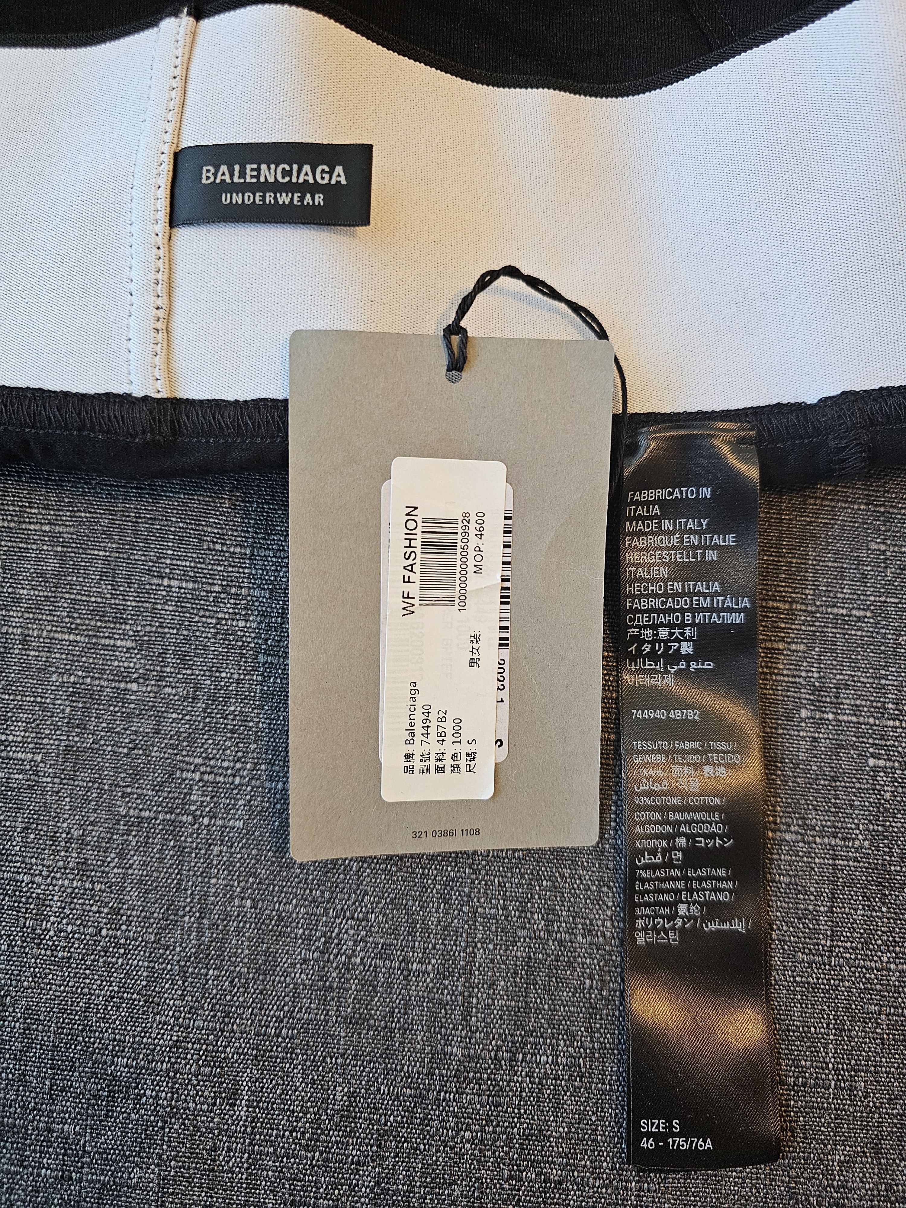 Balenciaga Balenciaga Men's Midway Boxer Briefs Black size Small 46 Size 32 - 5 Thumbnail