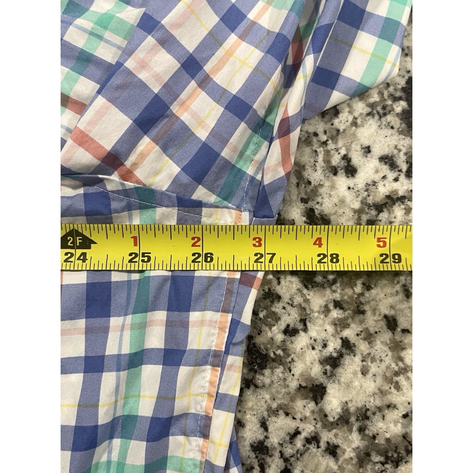 Vineyard Vines VINEYARD VINES Classic Fit Whale Shirt Men 2XL Multicolor Plaid Nylon Long Sleeve Size US XXL / EU 58 / 5 - 3 Thumbnail