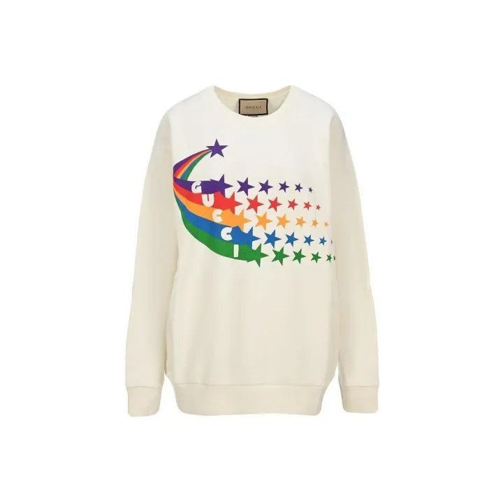 Gucci Gucci Star Print Pullover Sweatshirt for Women-2507 Size S / US 4 / IT 40 - 7 Thumbnail