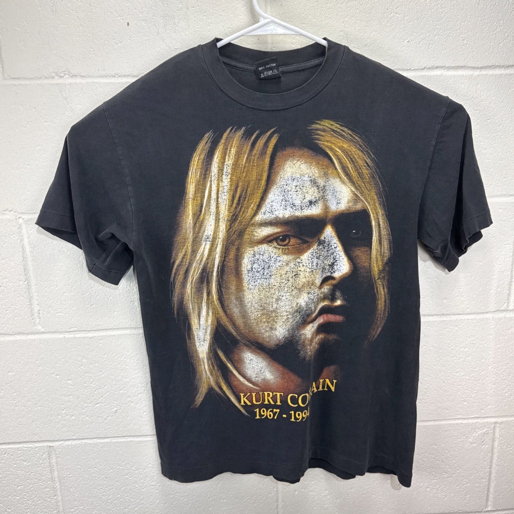 Vintage Vintage Nirvana Kurt Cobain Memorial T-Shirt Men Large Black 90s Grunge Music Metal Heaven Size US L / EU 52-54 / 3 - 2 Thumbnail