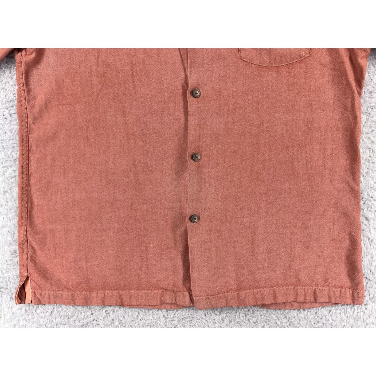 Tommy Bahama Tommy Bahama Shirt Mens XL Red Silk Button Up Pocket Camp Hawaiian Size US XL / EU 56 / 4 - 5 Thumbnail