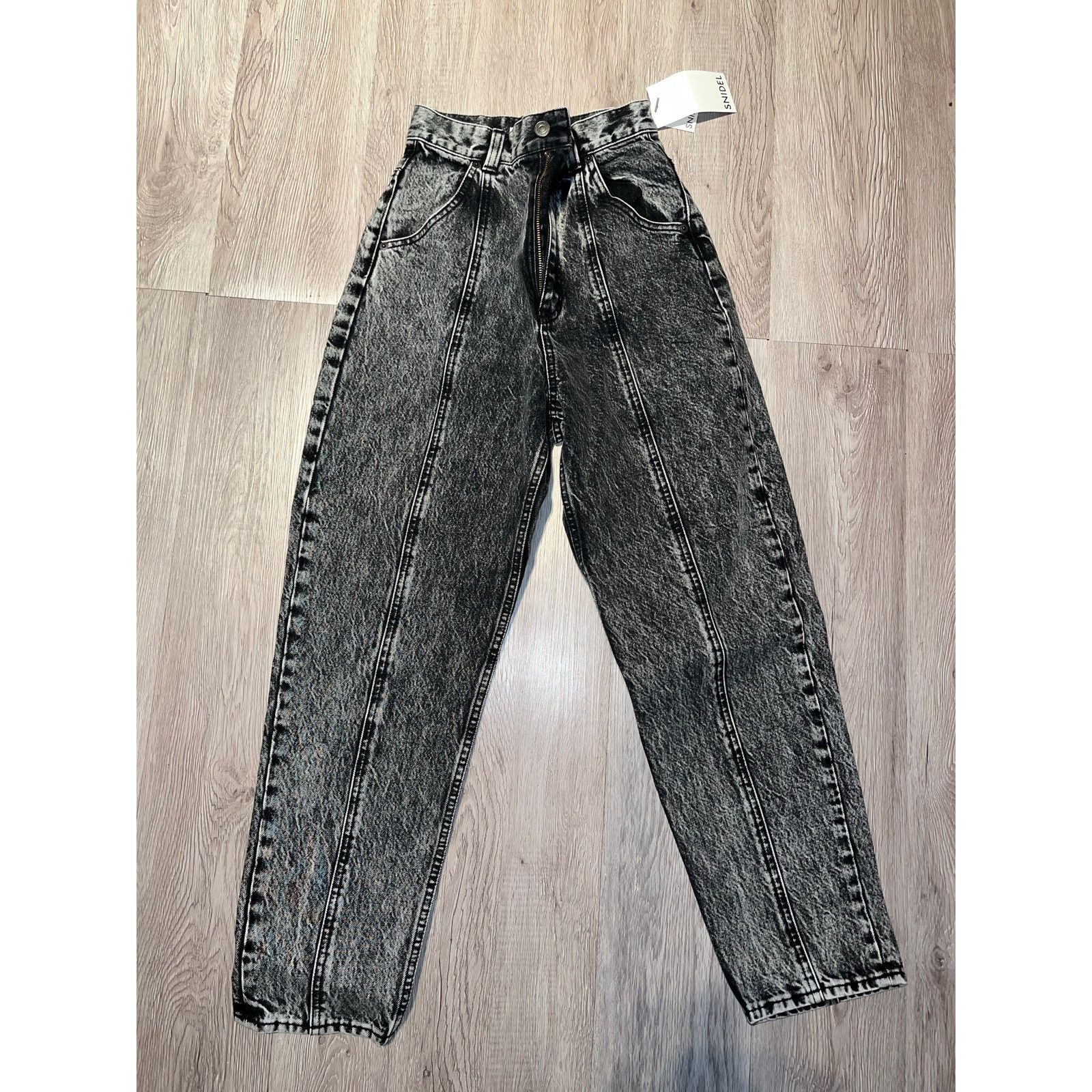 Snidel - Black Washed / High-Waist / Boyfriend Jeans/ 0 /NWT