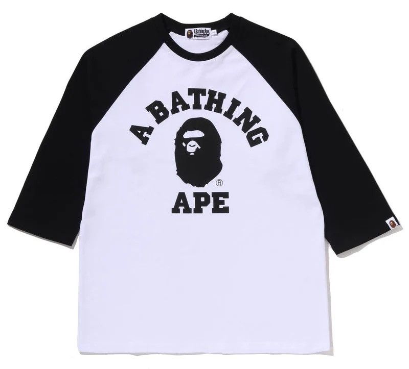 Bape Bape Raglan Tee Size ONE SIZE - 1 Thumbnail