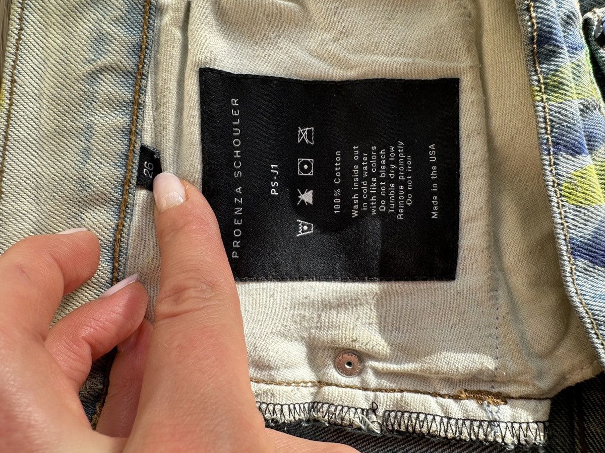 Proenza Schouler PROENZA SCHOULER PAINTED DENIM Size 26" / US 2 / IT 38 - 7 Thumbnail