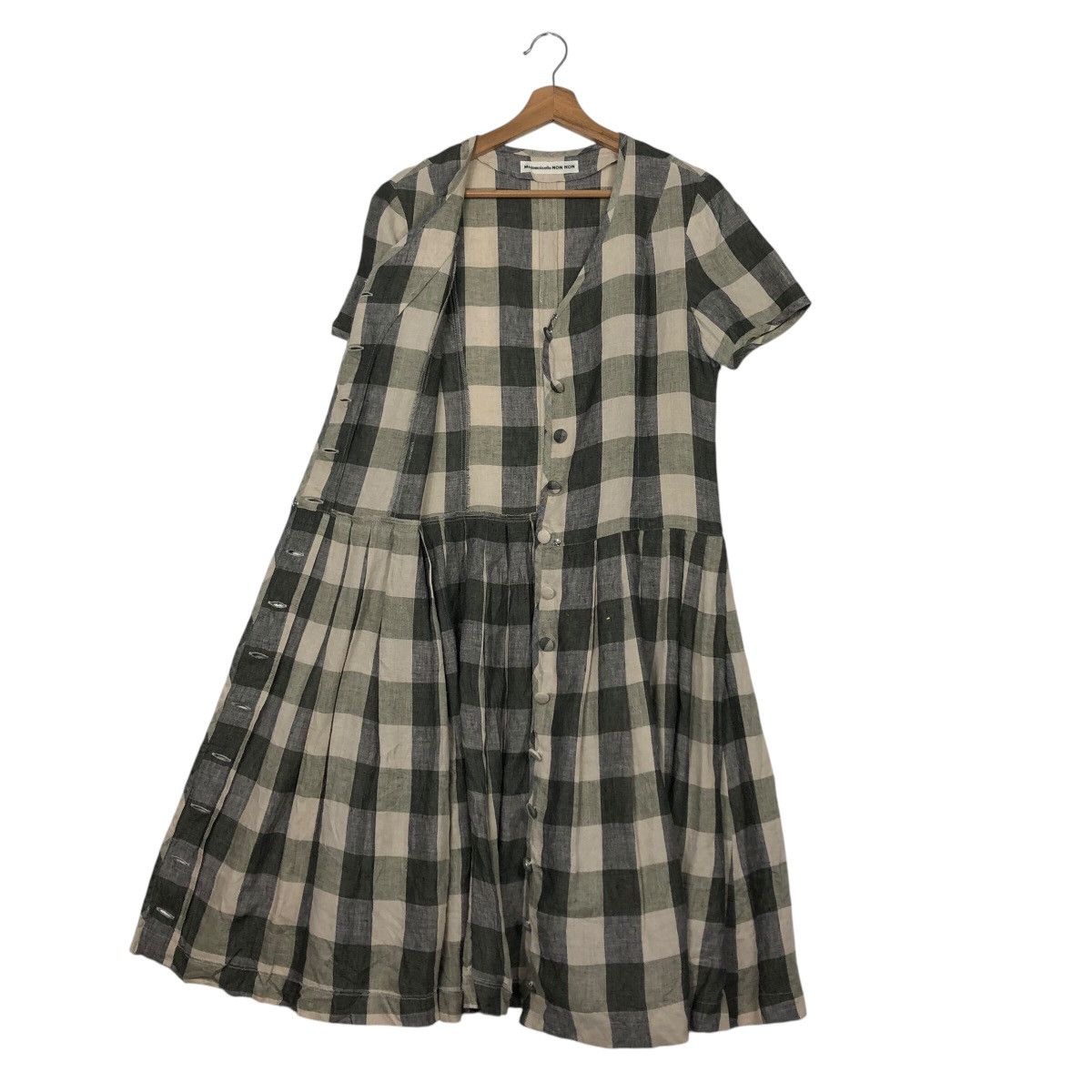 Issey Miyake 📌Vintage Gowns Mademoiselle Non Non Tartan Design Size M / US 6-8 / IT 42-44 - 17 Thumbnail