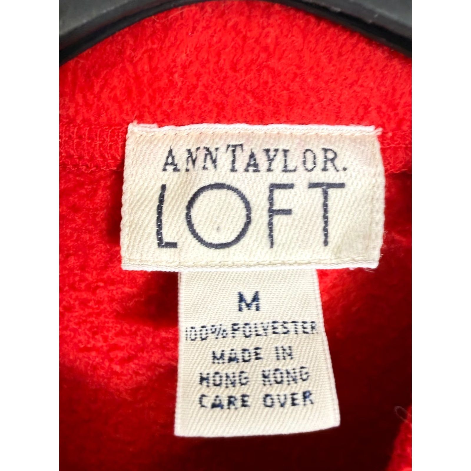 Ann Taylor VINTAGE Ann Taylor Loft Vest Womens M Red Button Front Pockets Fleece 90s Classic Casual Size M / US 6-8 / IT 42-44 - 5 Thumbnail