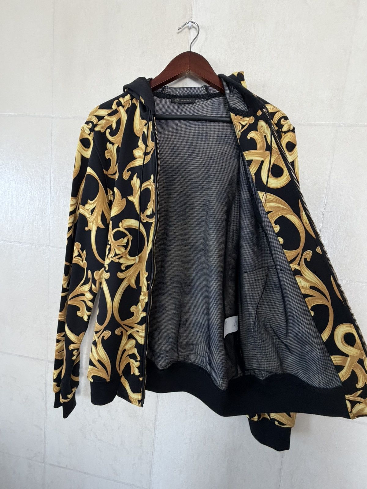 Versace Versace Baroque Hoodie Size US XL / EU 56 / 4 - 3 Thumbnail