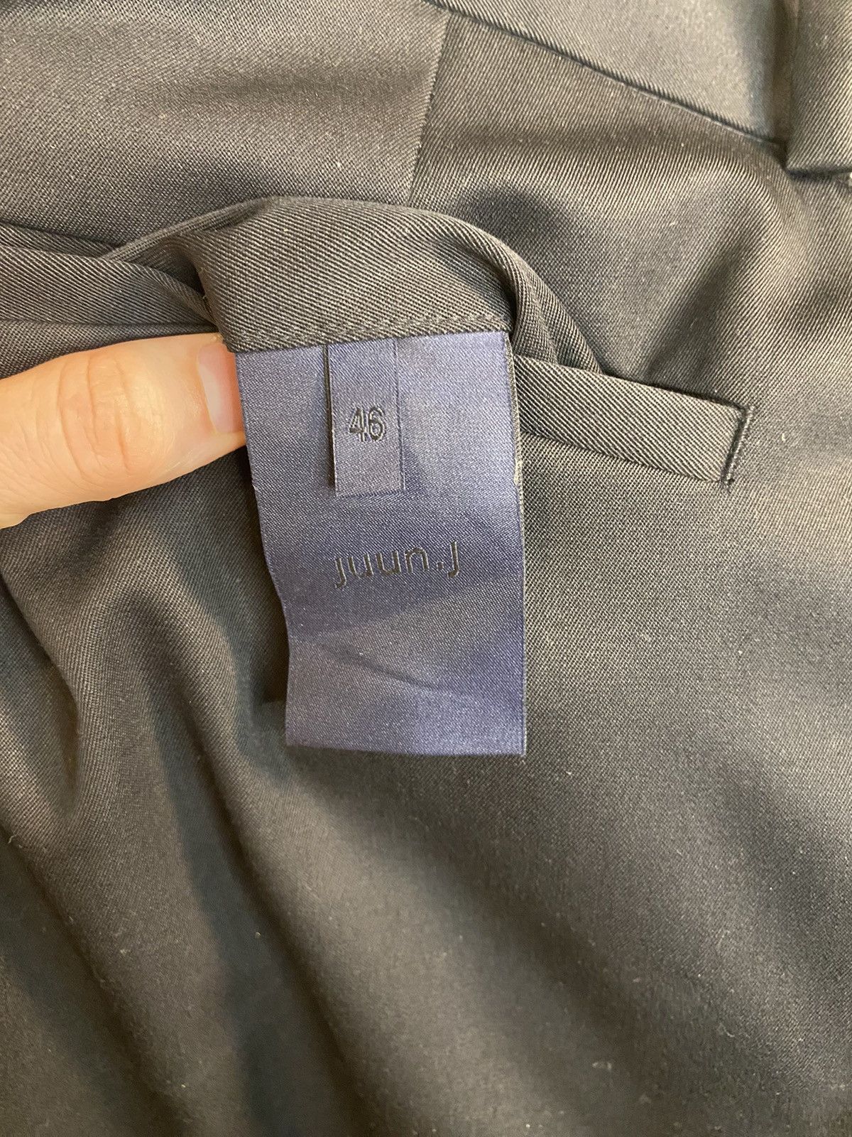 Juun.J Slacks / denim hybrid zippered pant Size US 29 - 7 Thumbnail