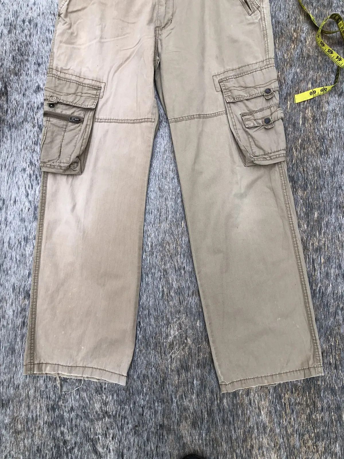 Japanese Brand × Vintage Vintage Cargo Pants 8 Pocket Rare Design Size US 36 / EU 52 - 3 Thumbnail