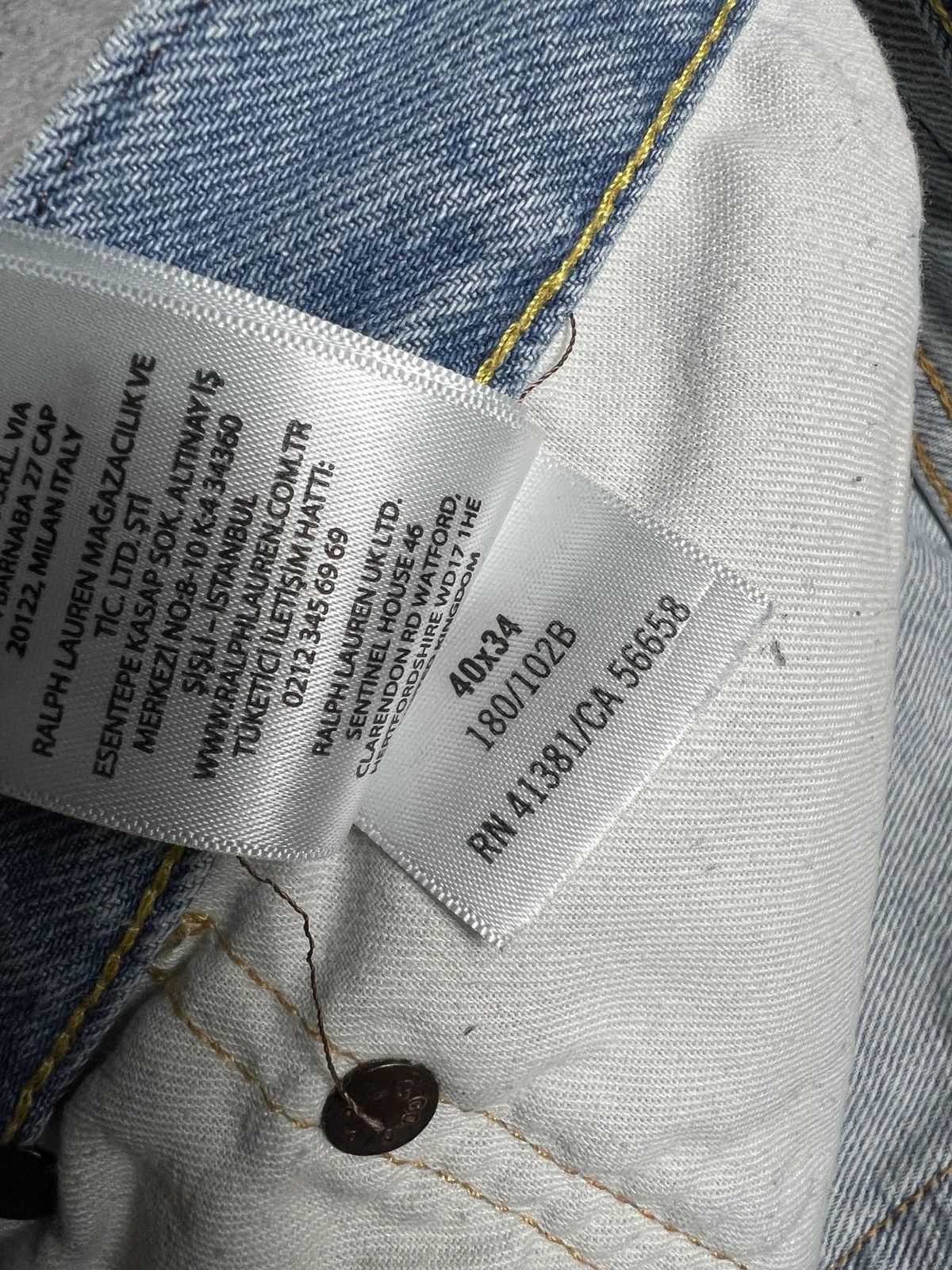 Polo Ralph Lauren Luxury Polo Ralph Lauren Sullivan Slim Jeans PRL Logo y2k Size US 40 / EU 56 - 18 Thumbnail