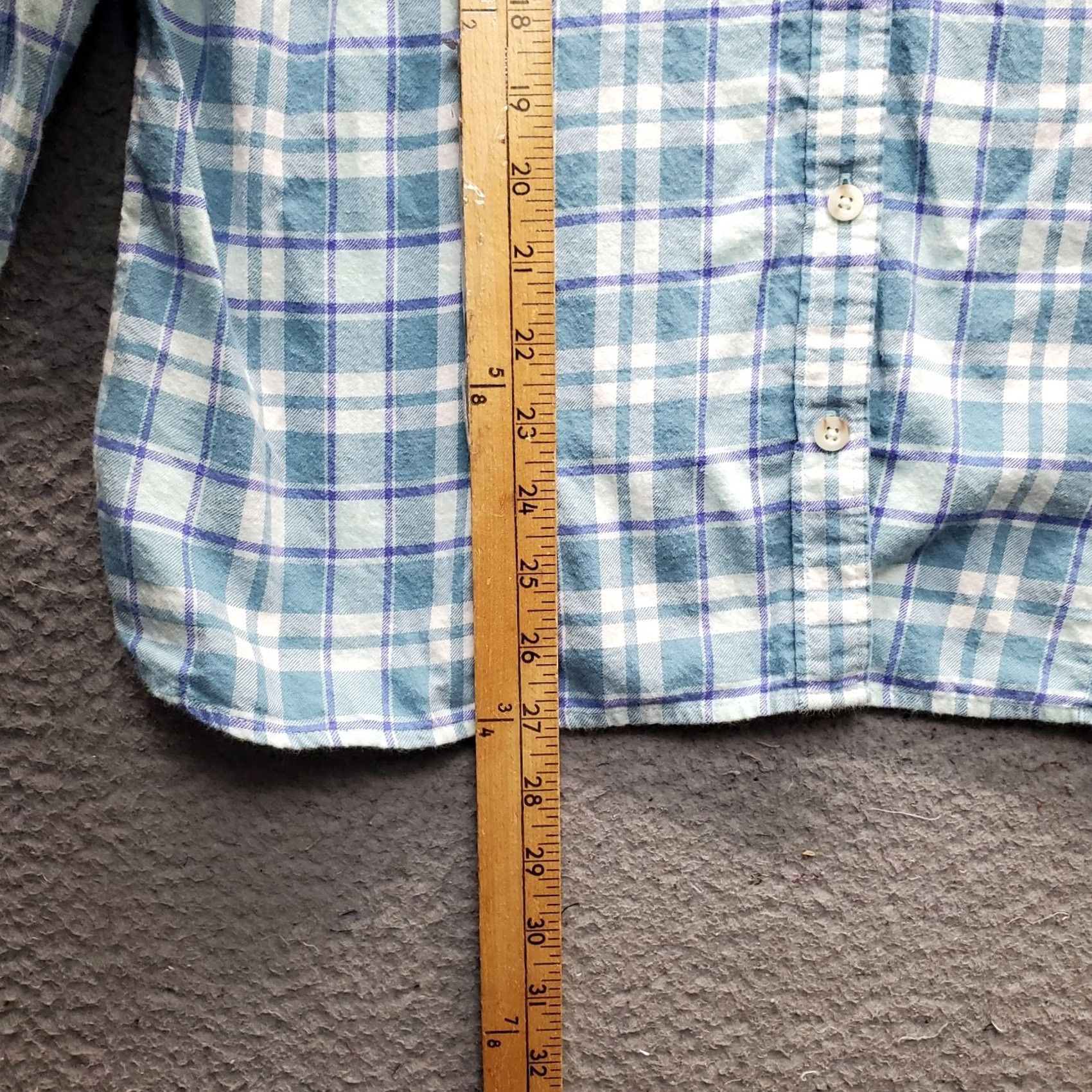 Vintage L.L. Bean Flannel Shirt Womens L Multi Plaid Long Sleeve Button Up Size L / US 10 / IT 46 - 3 Thumbnail