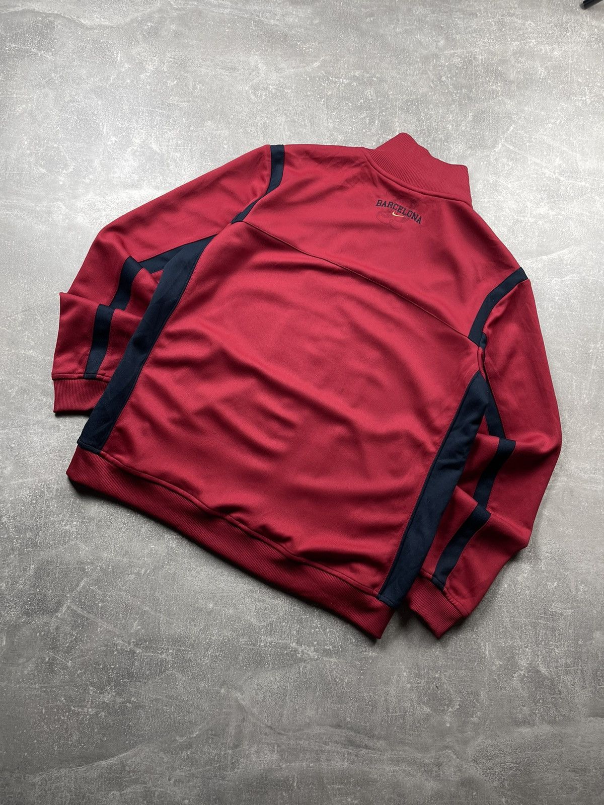 Nike Nike FC Barcelona 2007 Track Jacket Red Navy Size US L / EU 52-54 / 3 - 6 Thumbnail
