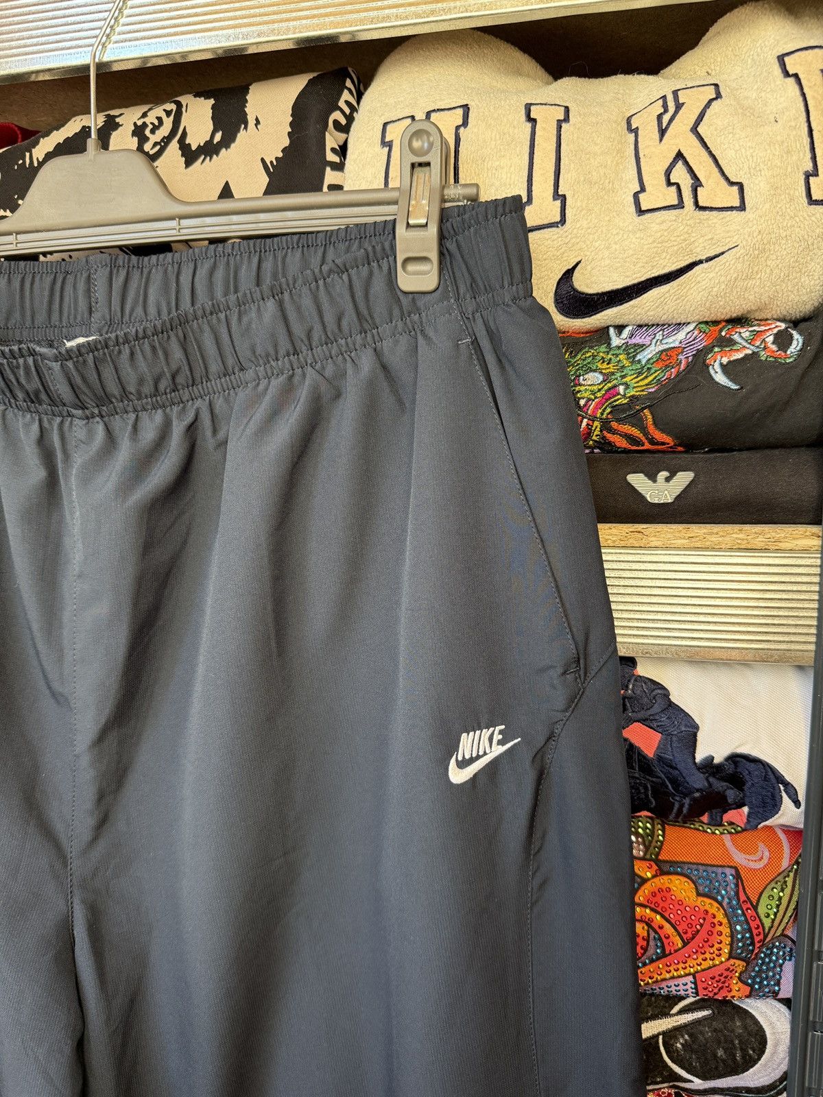 Japanese Brand Nike Vintage Pants Baggy Sweatpants Drill Japanese Hype Y2K Size US 38 / EU 54 - 4 Thumbnail
