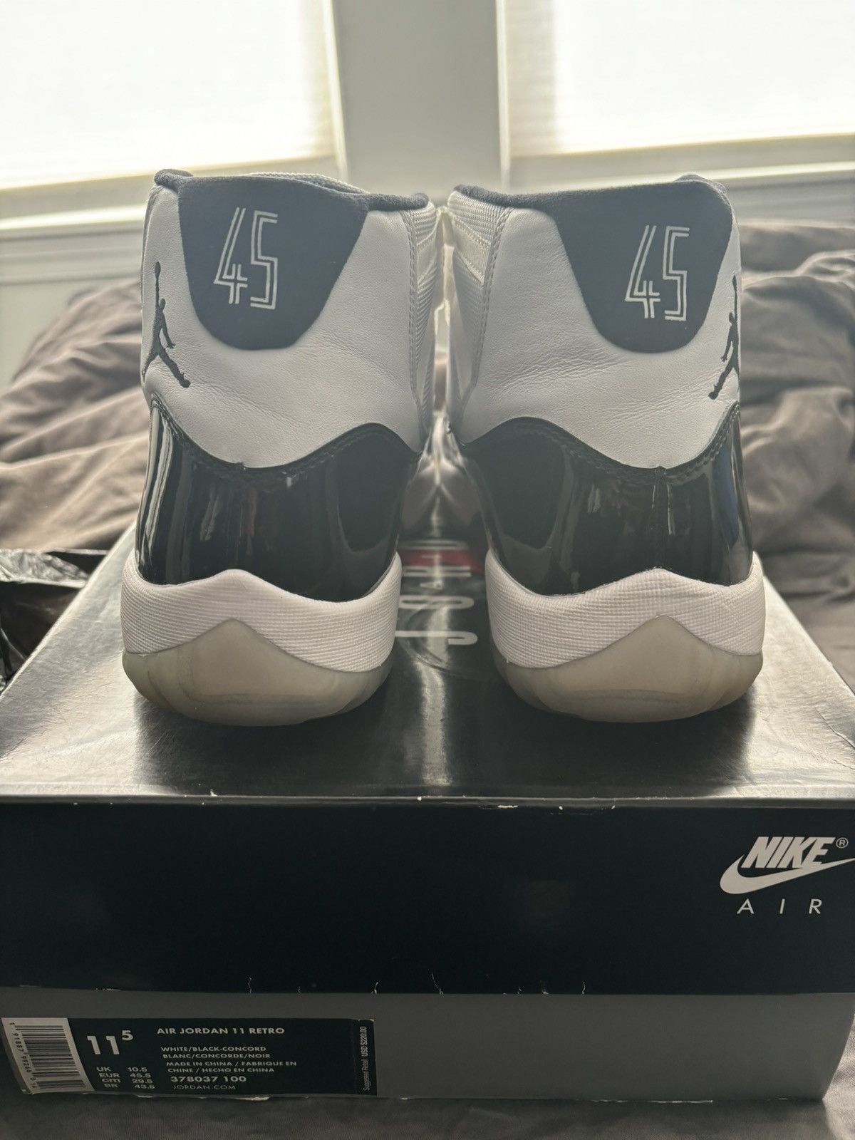 Jordan Brand × Nike Jordan Concord 11s (2018) Size US 11.5 / EU 44-45 - 8 Thumbnail