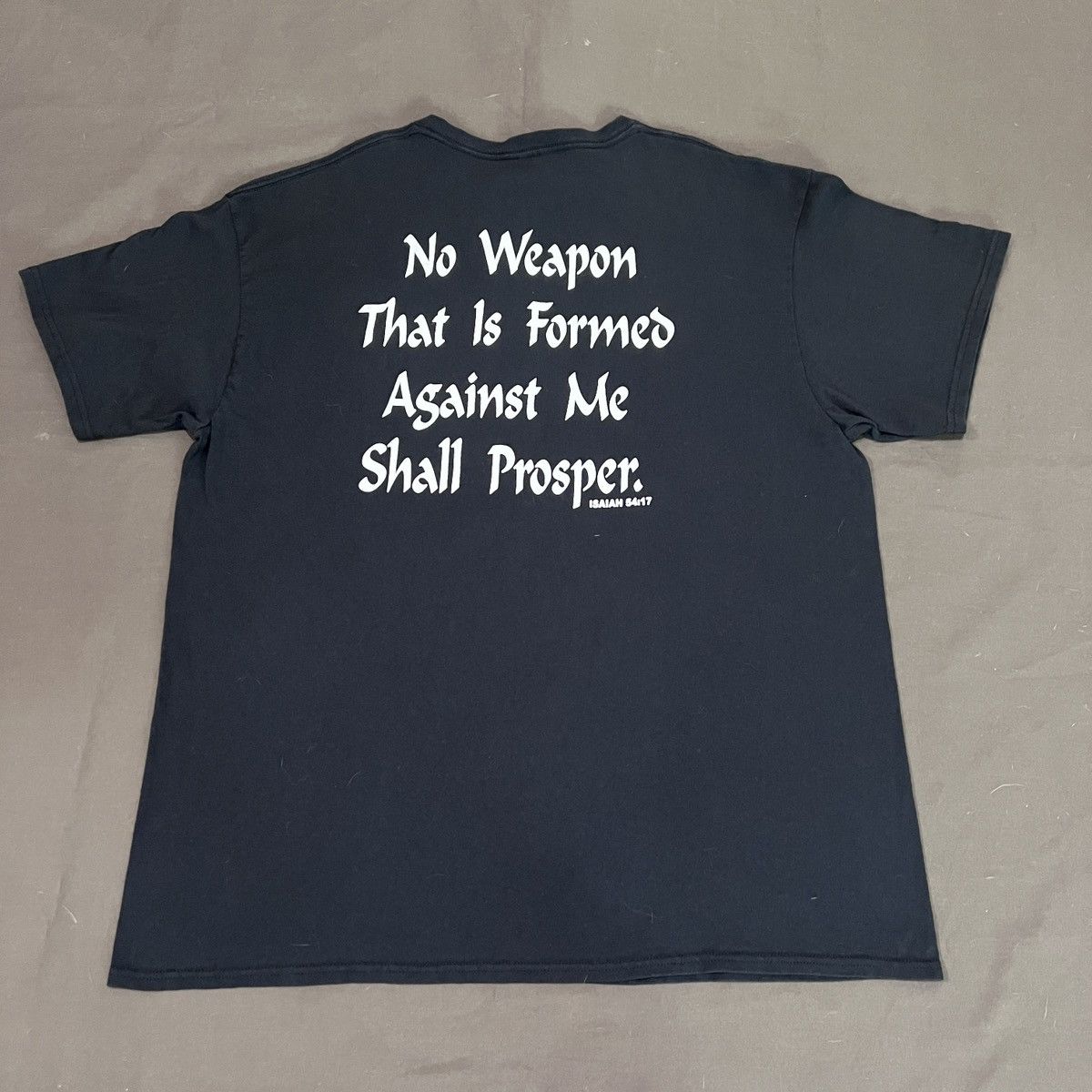 Vintage Vintage Y2K PRAYER WARRIOR GOD Jesus Holy Bible Tee XL Size US XL / EU 56 / 4 - 6 Thumbnail